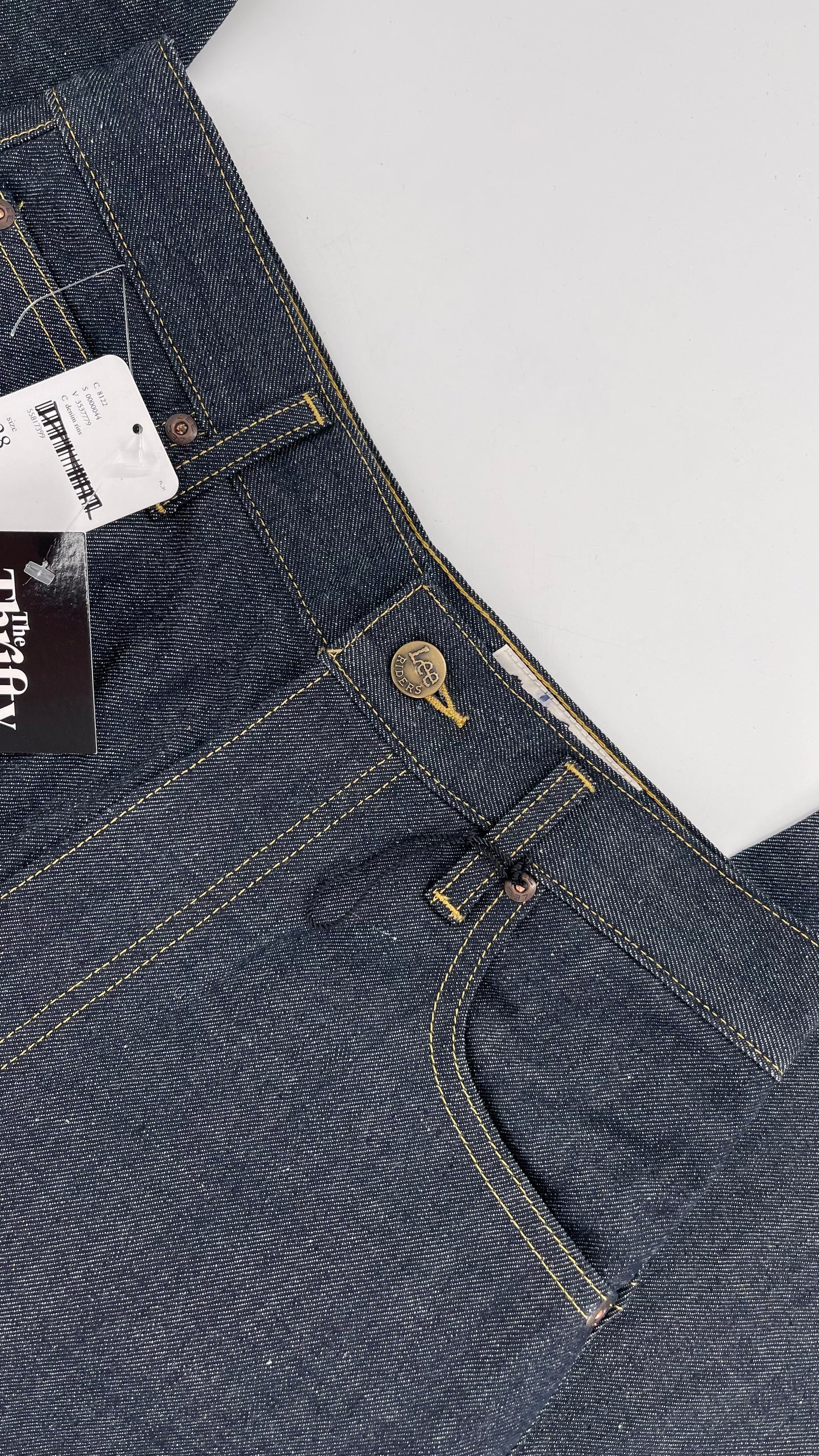 Deadstock Vintage Free People Lady Lee Riders Dark Wash Jeans (Size 28)