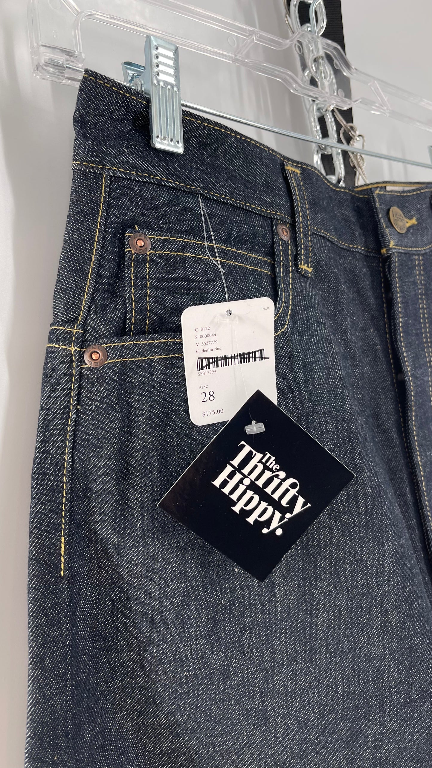 Deadstock Vintage Free People Lady Lee Riders Dark Wash Jeans (Size 28)