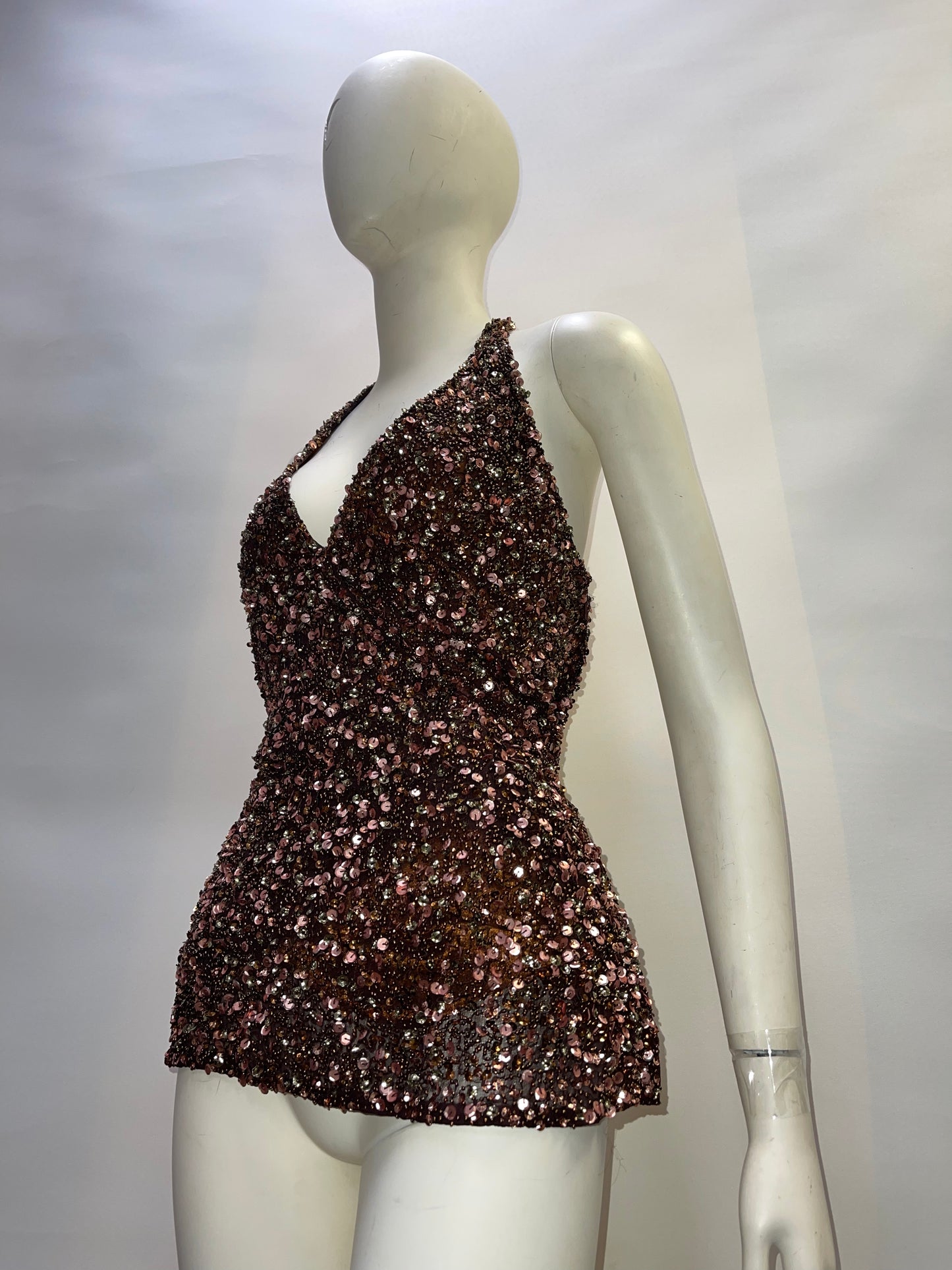 Vintage SCALA Beaded Halter (12)