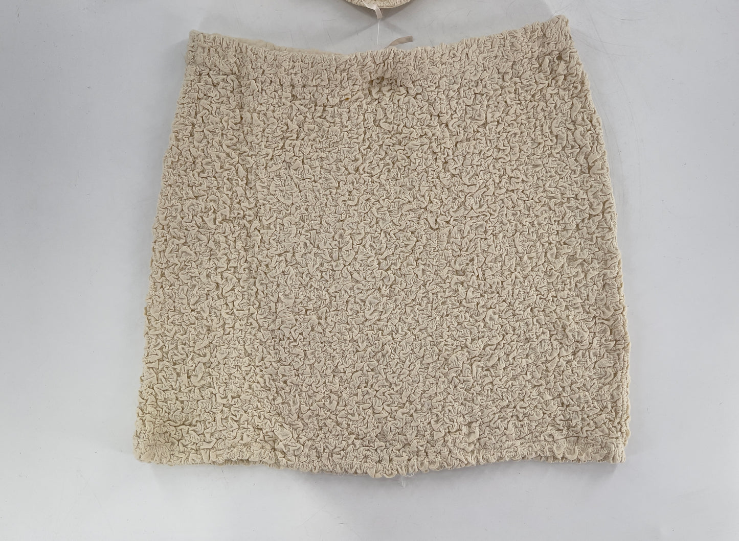 Free People Crushed Cropped Tank and Mini Skirt Set (XL)