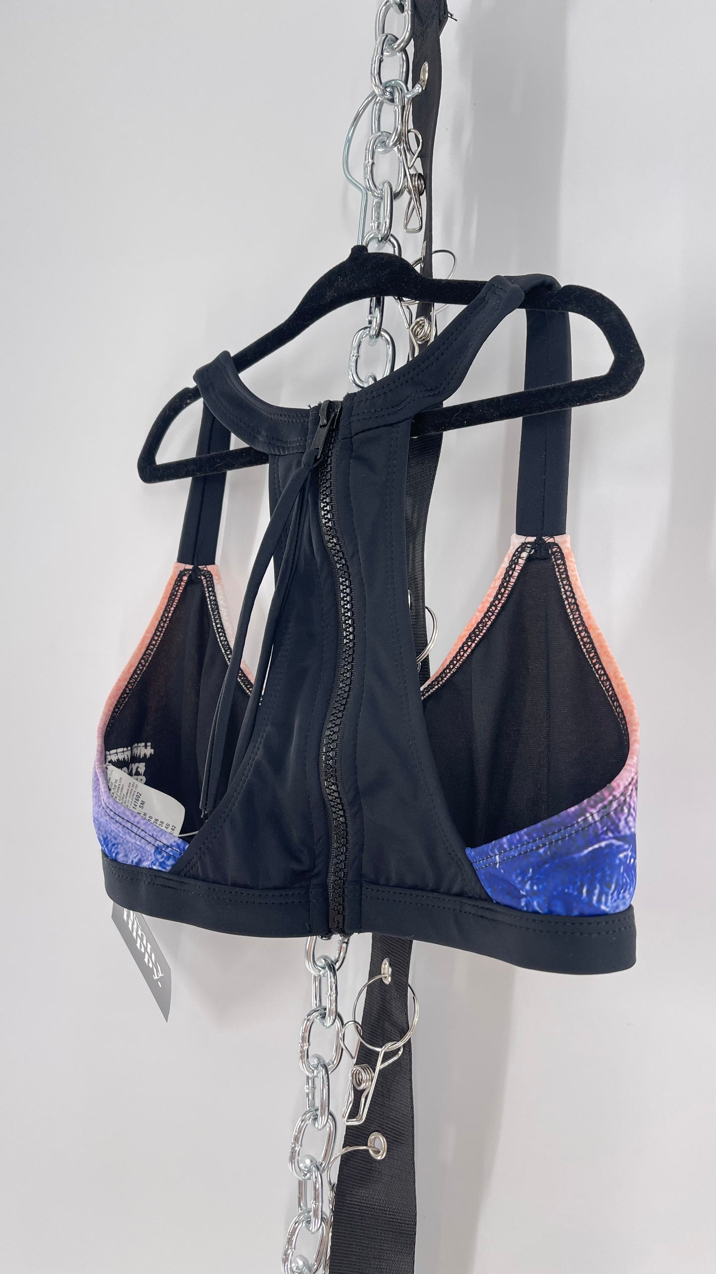 BEENTRILL Zip Back Sports Bra (Small)