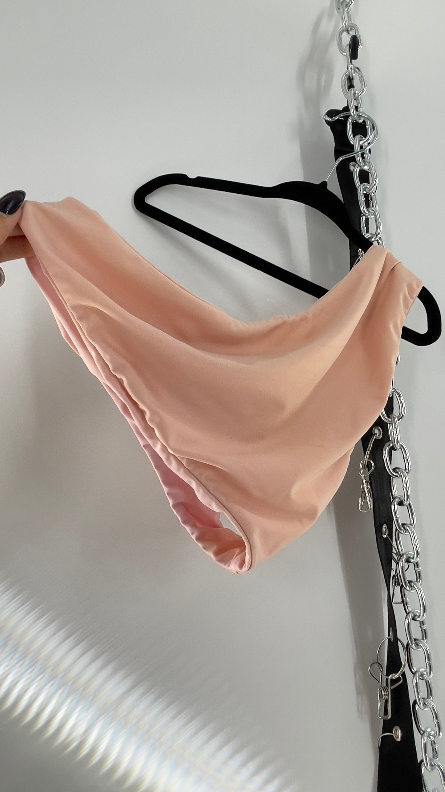 Seamless Baby Pink Swim Bottoms (Medium)