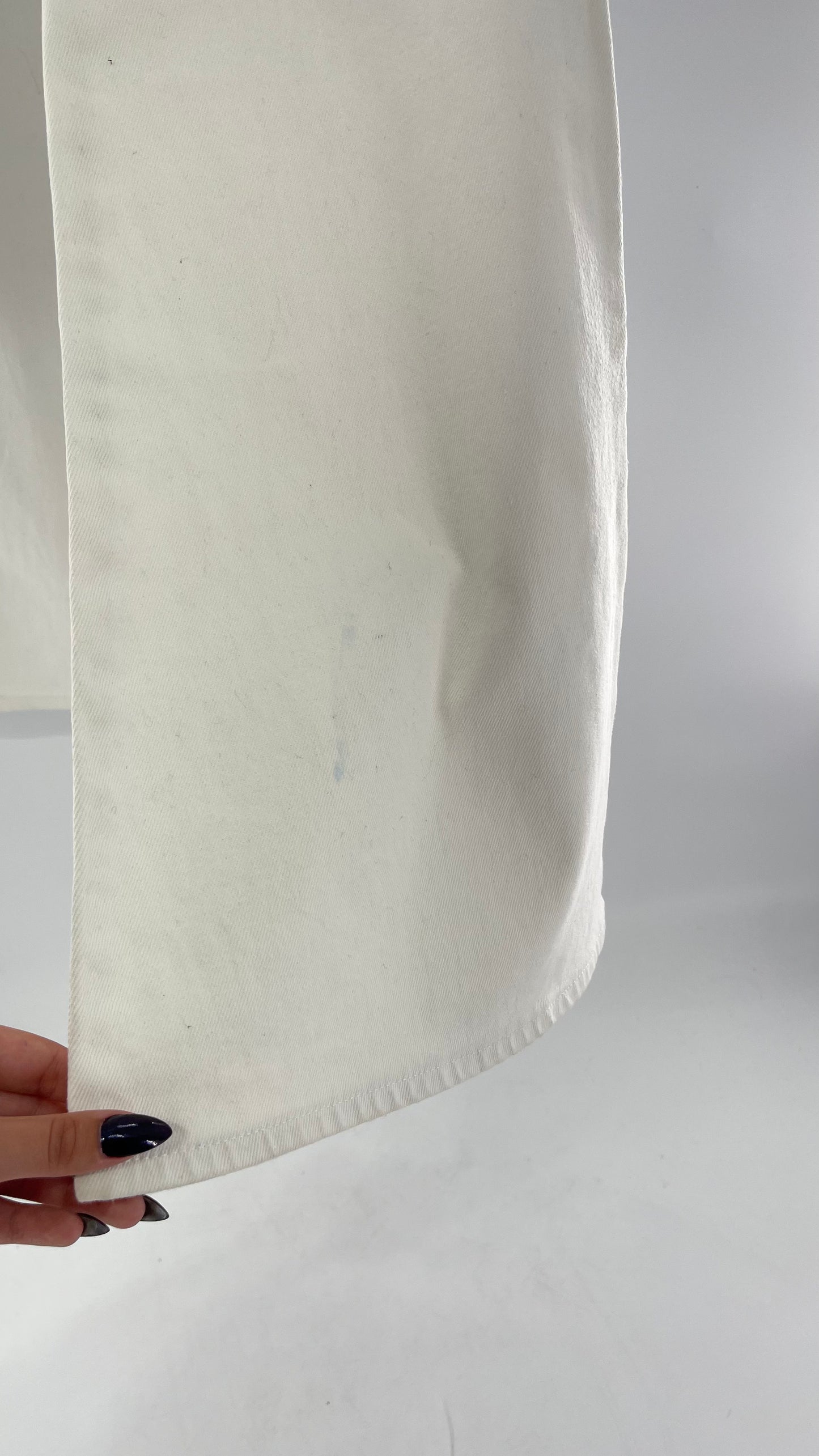 Free People X Lee White Denim Vintage Modern Flares (31)