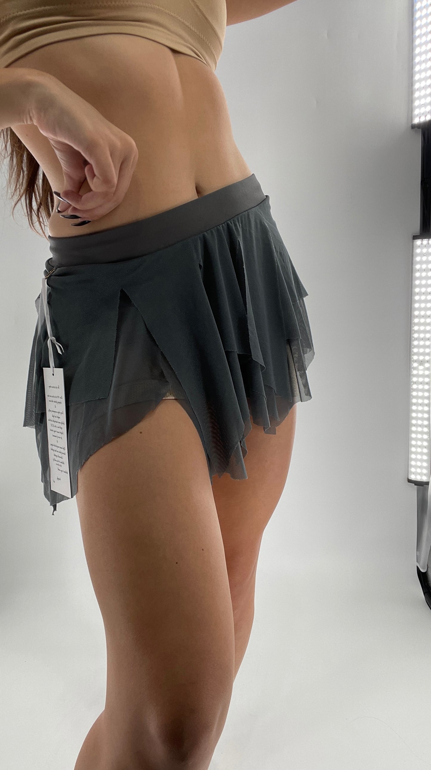 Vintage DelArbour Mesh Micro Mini Skirt (0-2)