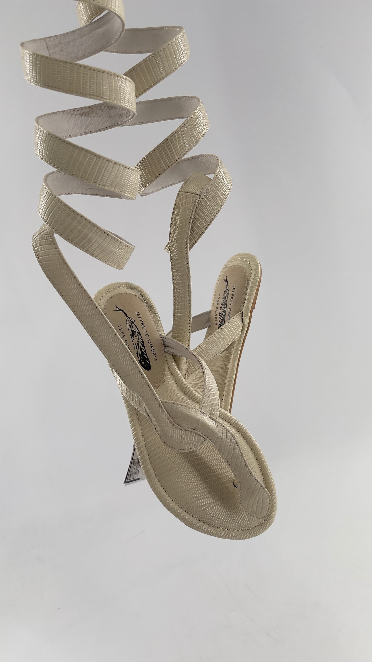 Free People X Jeffrey Campbell Slinky Mid Calf Wrap Around Sandal (6)