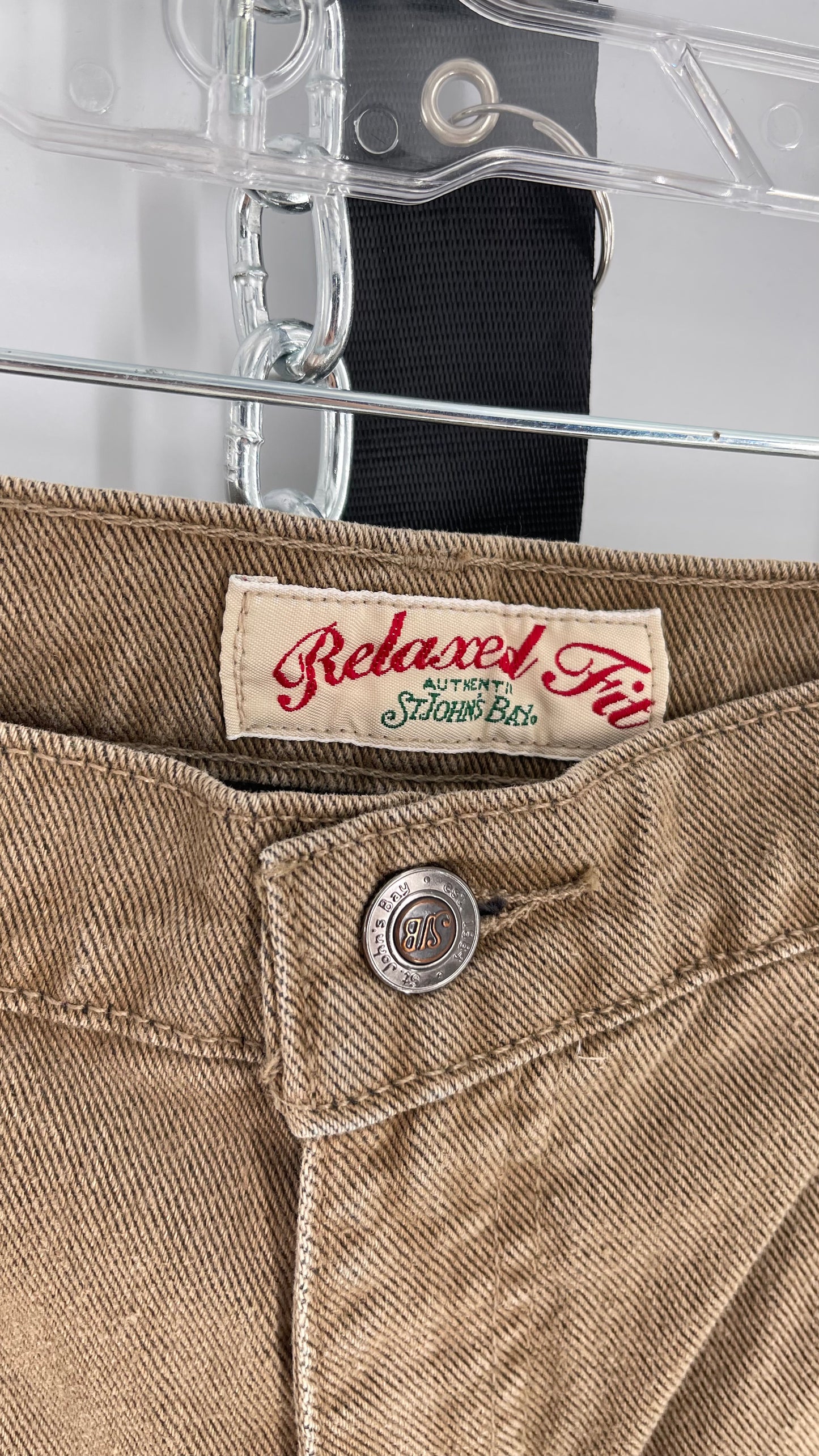 Saint Johns Bay Deadstock Vintage Jeans Brown (Size 16)