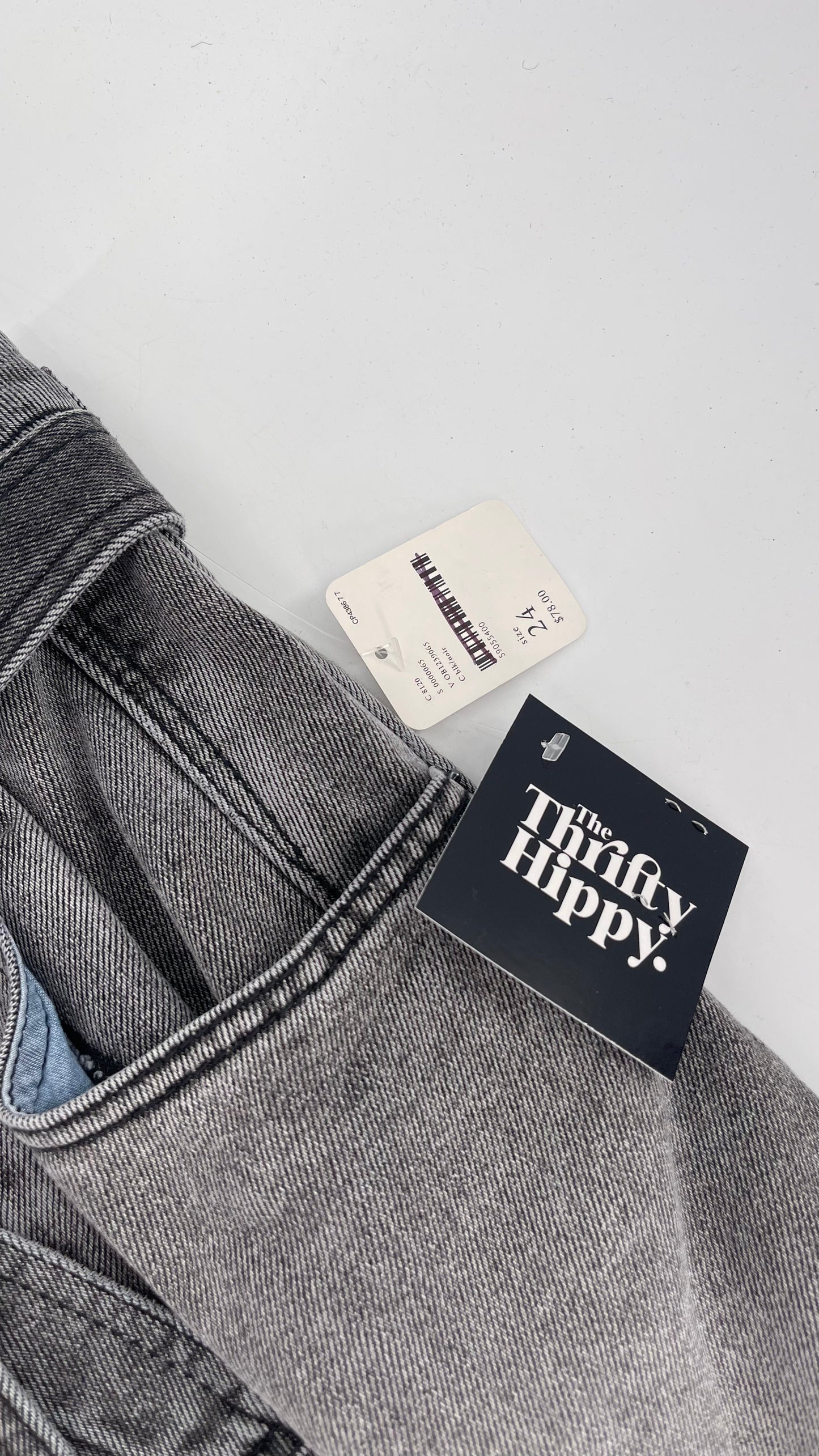 Free People Charcoal Denim Skirt (24)