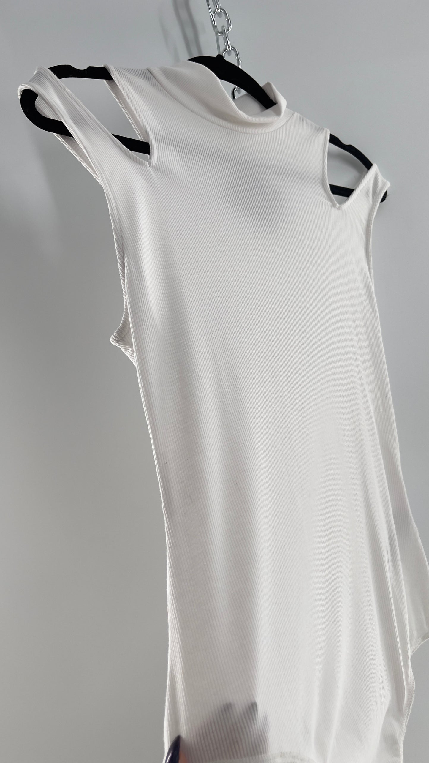 Intimately Free People White Knit Bodysuit (Large)