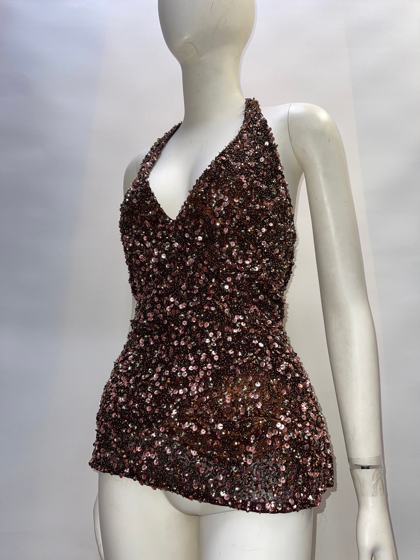Vintage SCALA Beaded Halter (12)