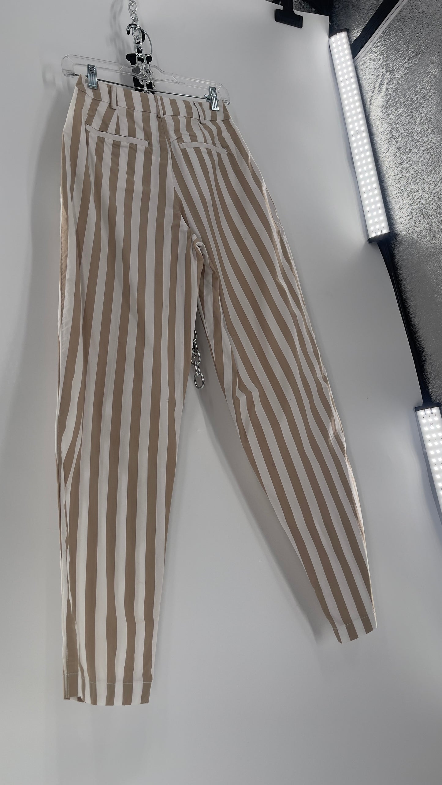 Urban Outfitters Tan/White Striped Trouser (0)