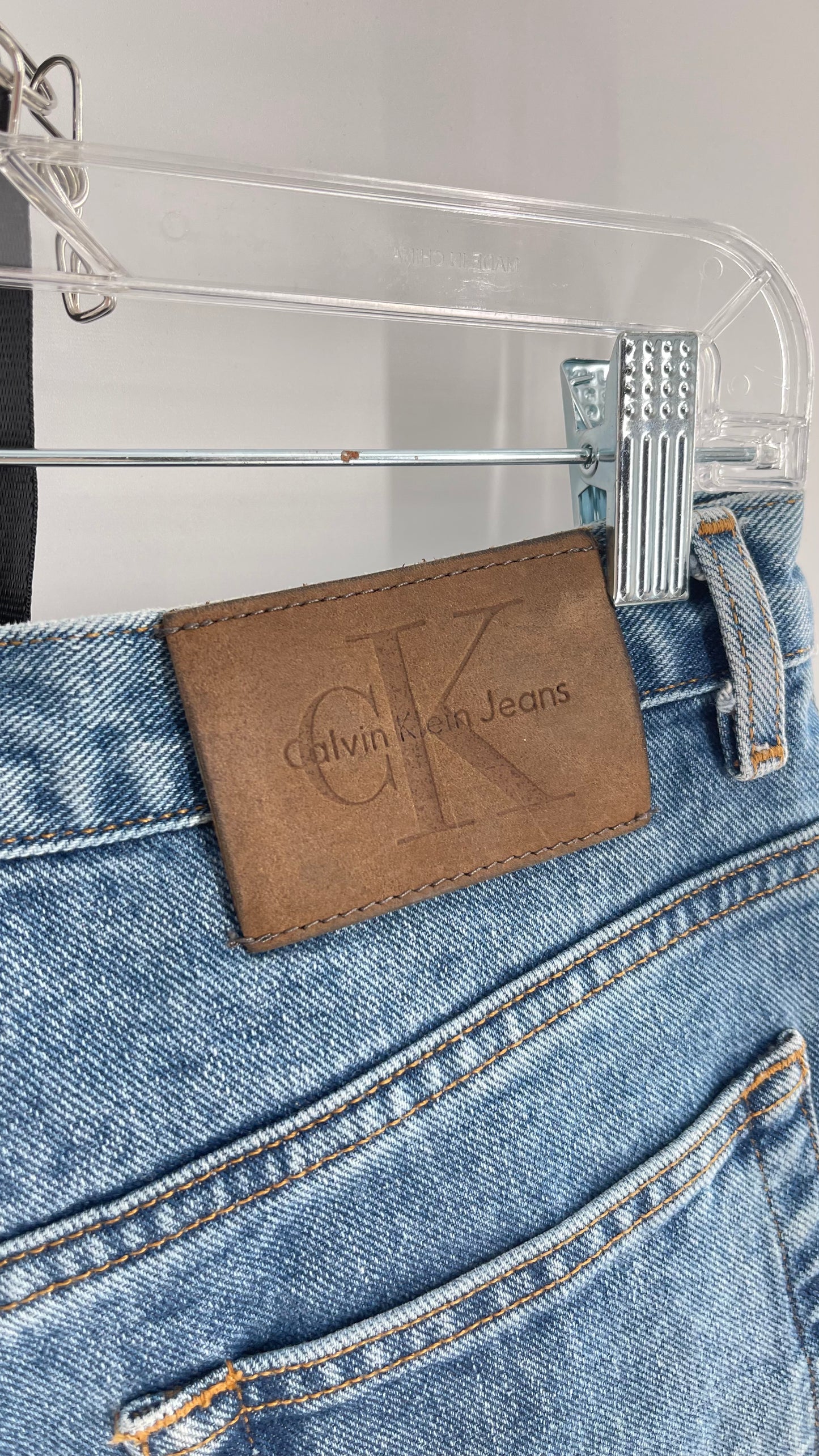 Vintage Calvin Klein Medium Wash Denim Bermudas (32/10)