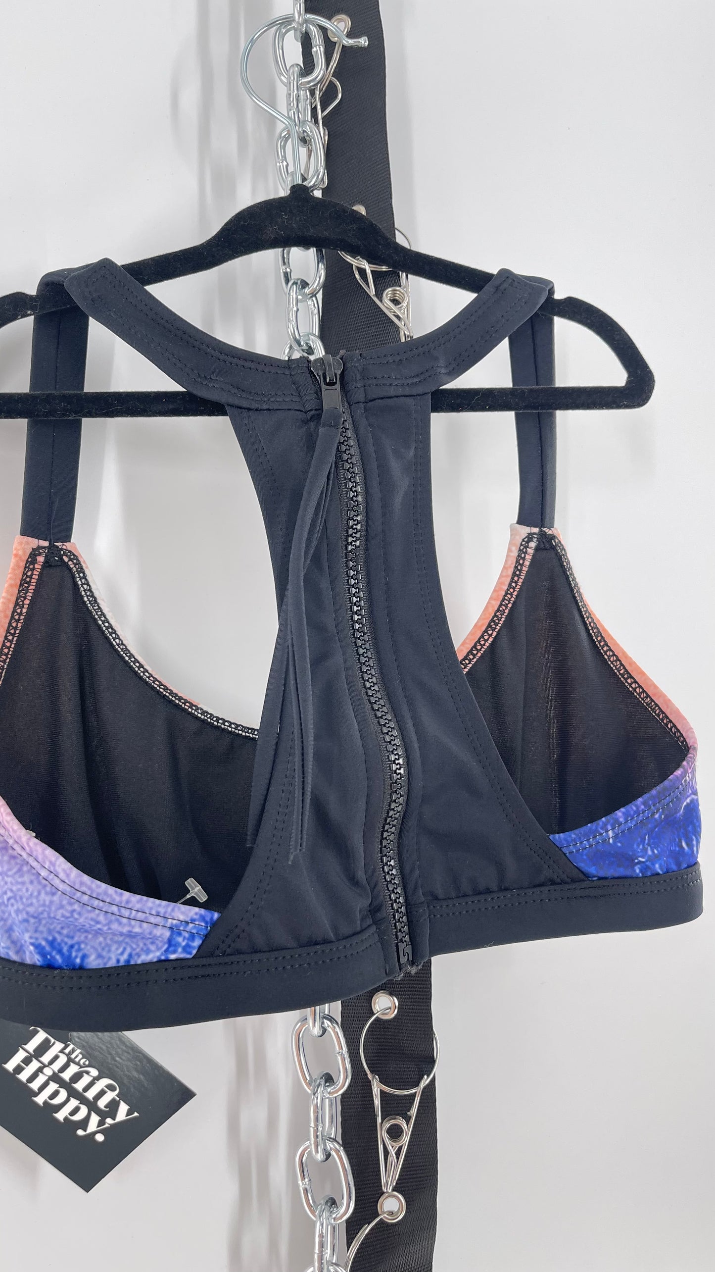 BEENTRILL Zip Back Sports Bra (Small)
