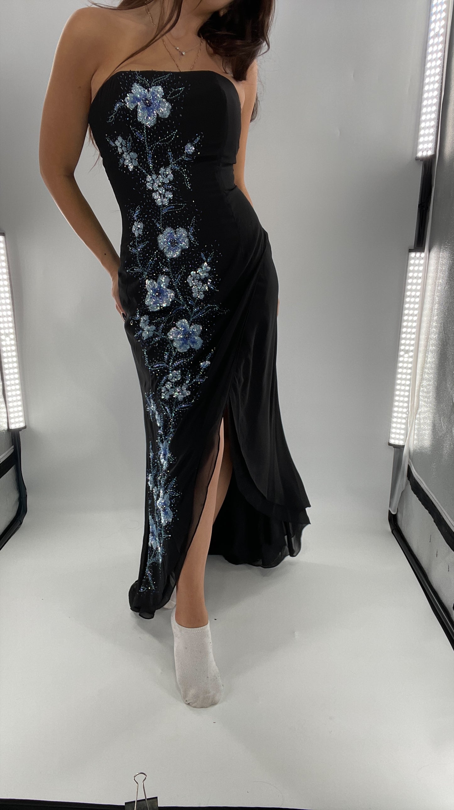Vintage 1990s Marina Brester Beaded, Embroidered Floor Length (2)