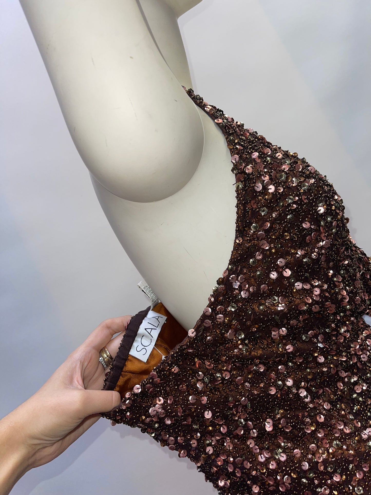 Vintage SCALA Beaded Halter (12)