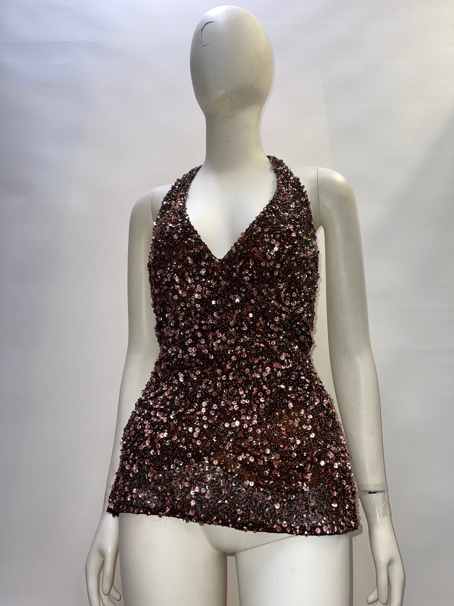 Vintage SCALA Beaded Halter (12)