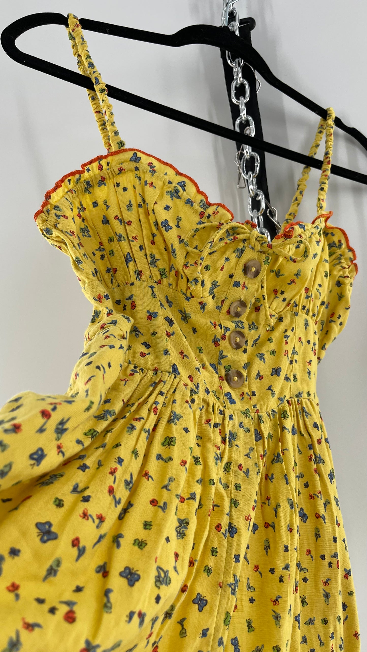 Urban Outfitters Vintage Reworked Playsuit Romper (XS)