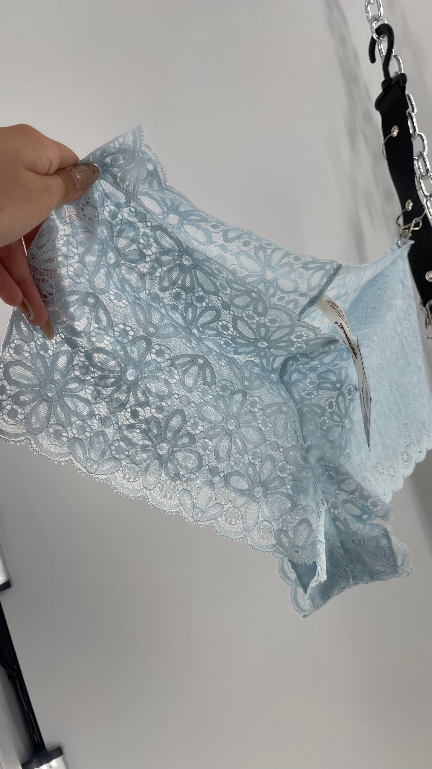 Powder Blue Lace Panty