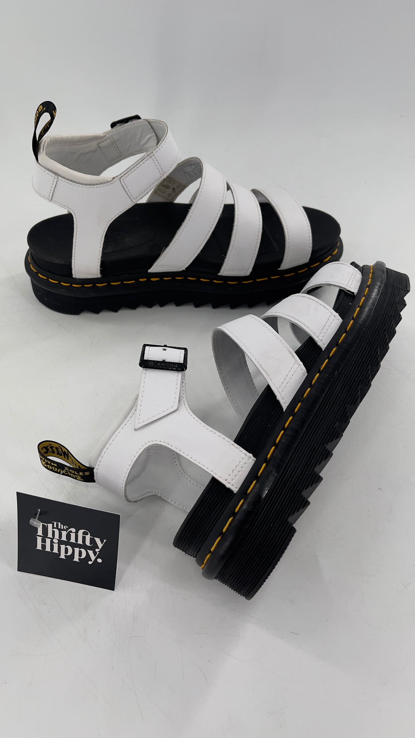 Dr. Martens White Platform Gladiators (10)