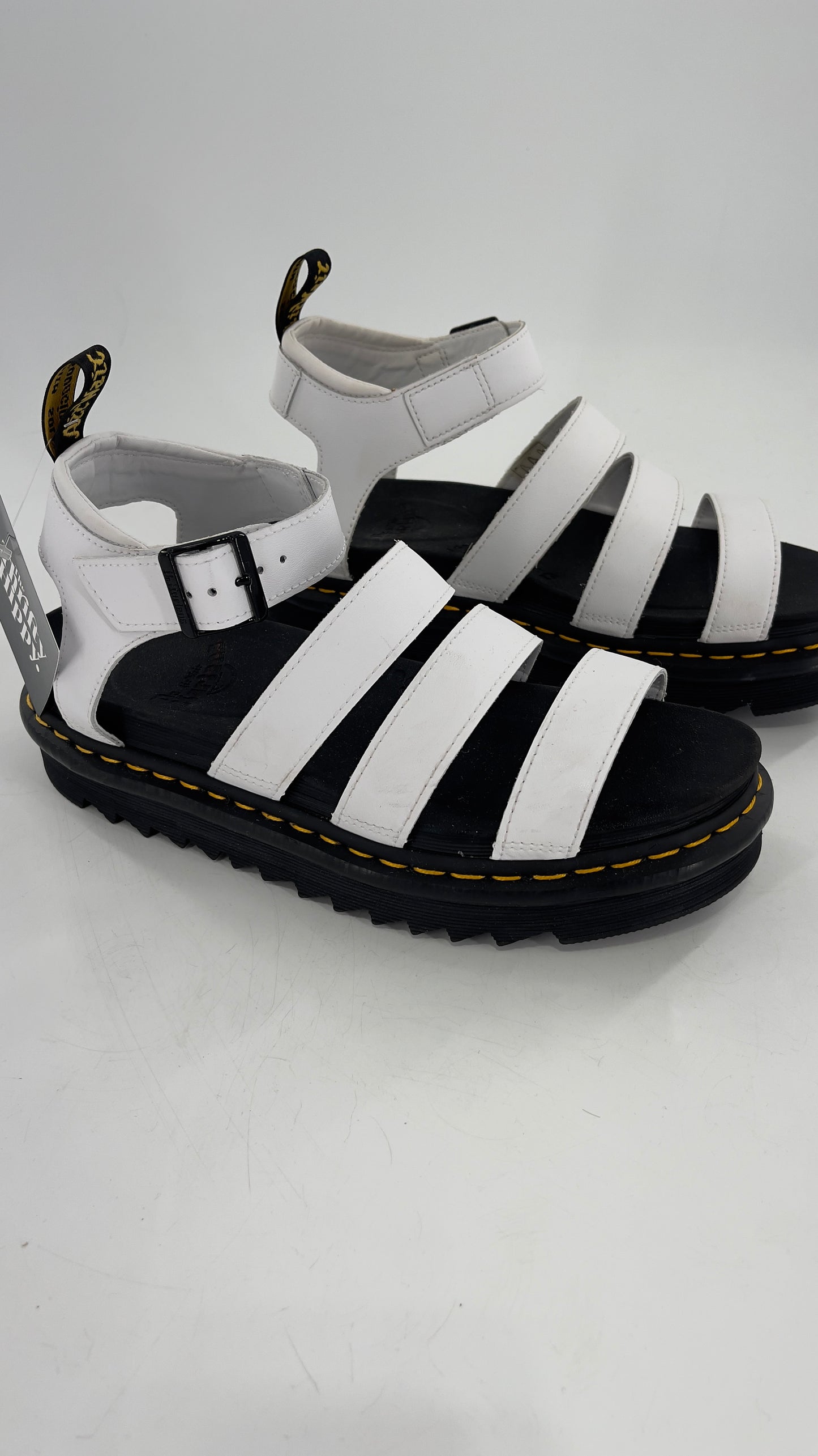 Dr. Martens White Platform Gladiators (10)