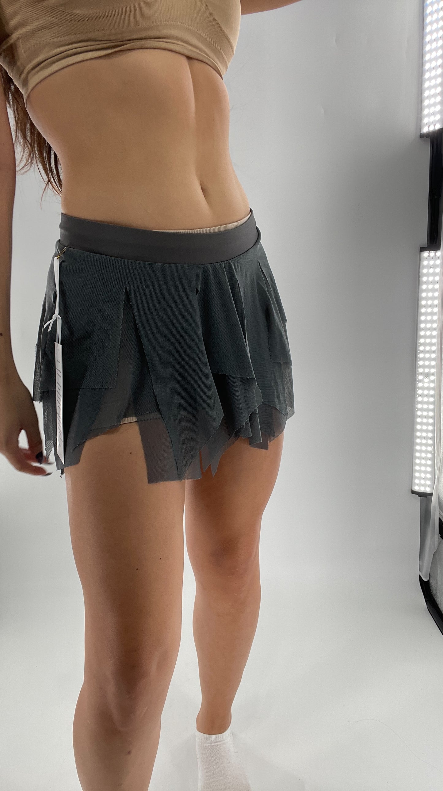 Vintage DelArbour Mesh Micro Mini Skirt (0-2)