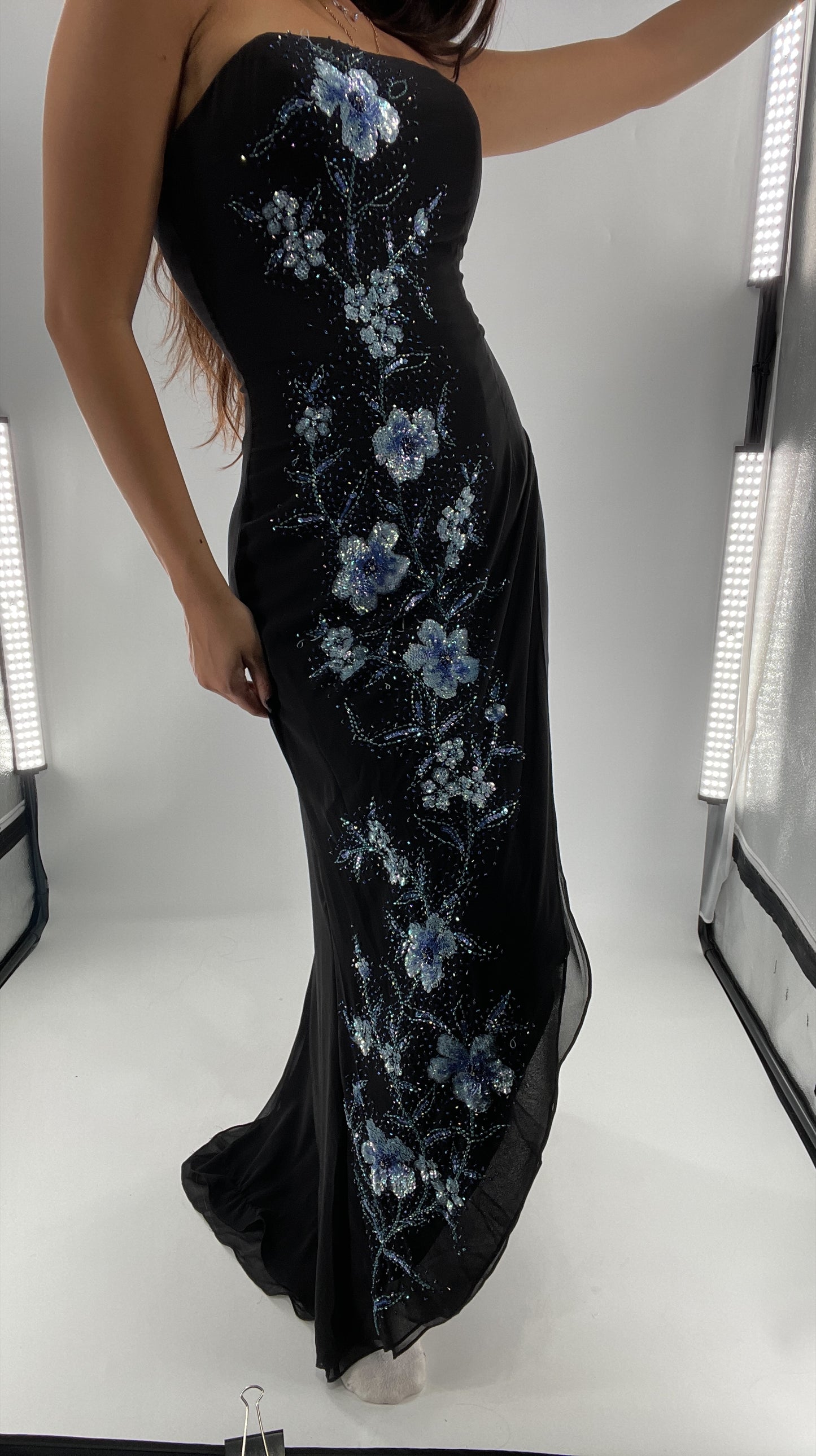 Vintage 1990s Marina Brester Beaded, Embroidered Floor Length (2)