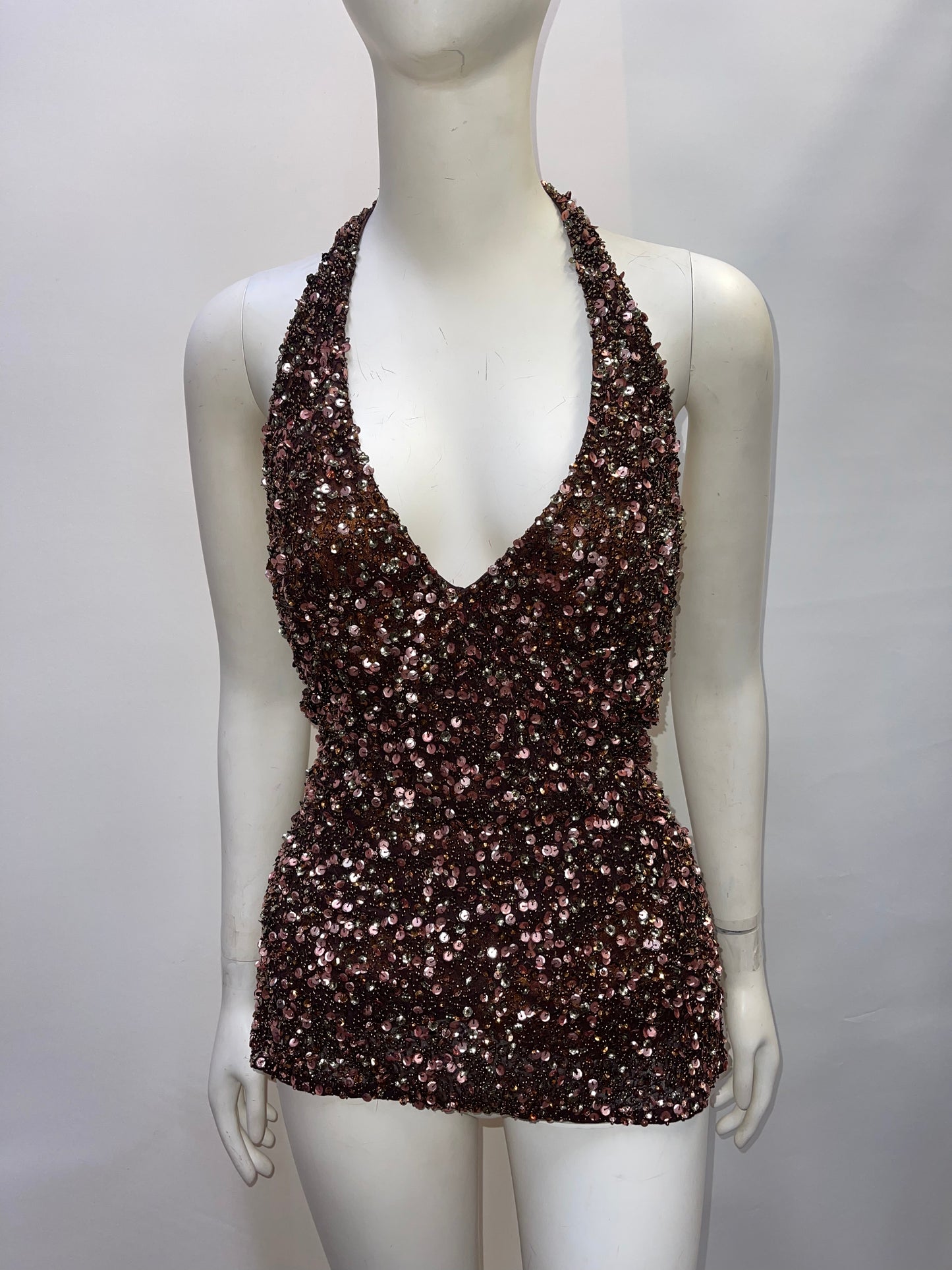 Vintage SCALA Beaded Halter (12)