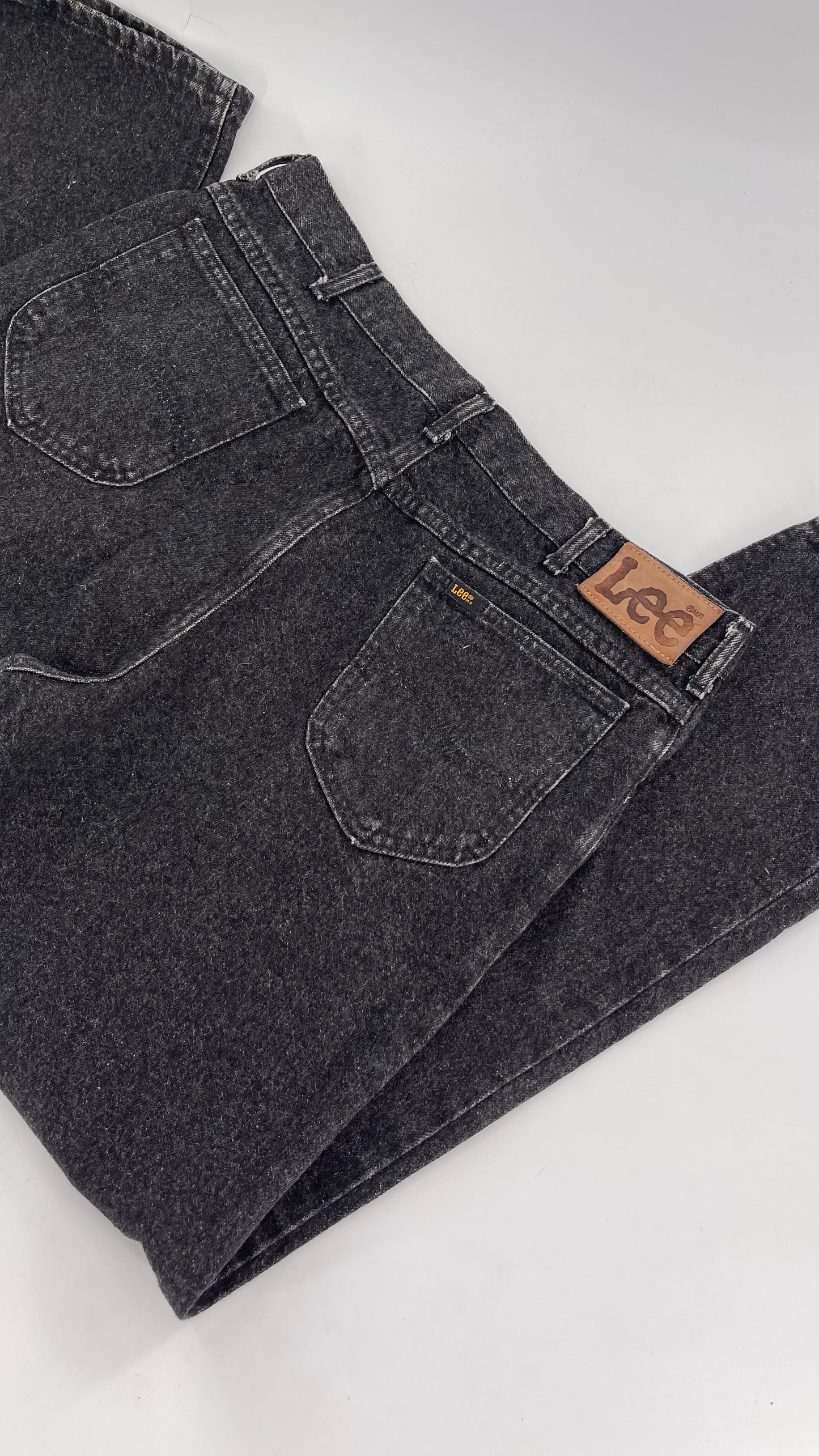 Vintage Lee Black Acid Washed Denim (38x32)