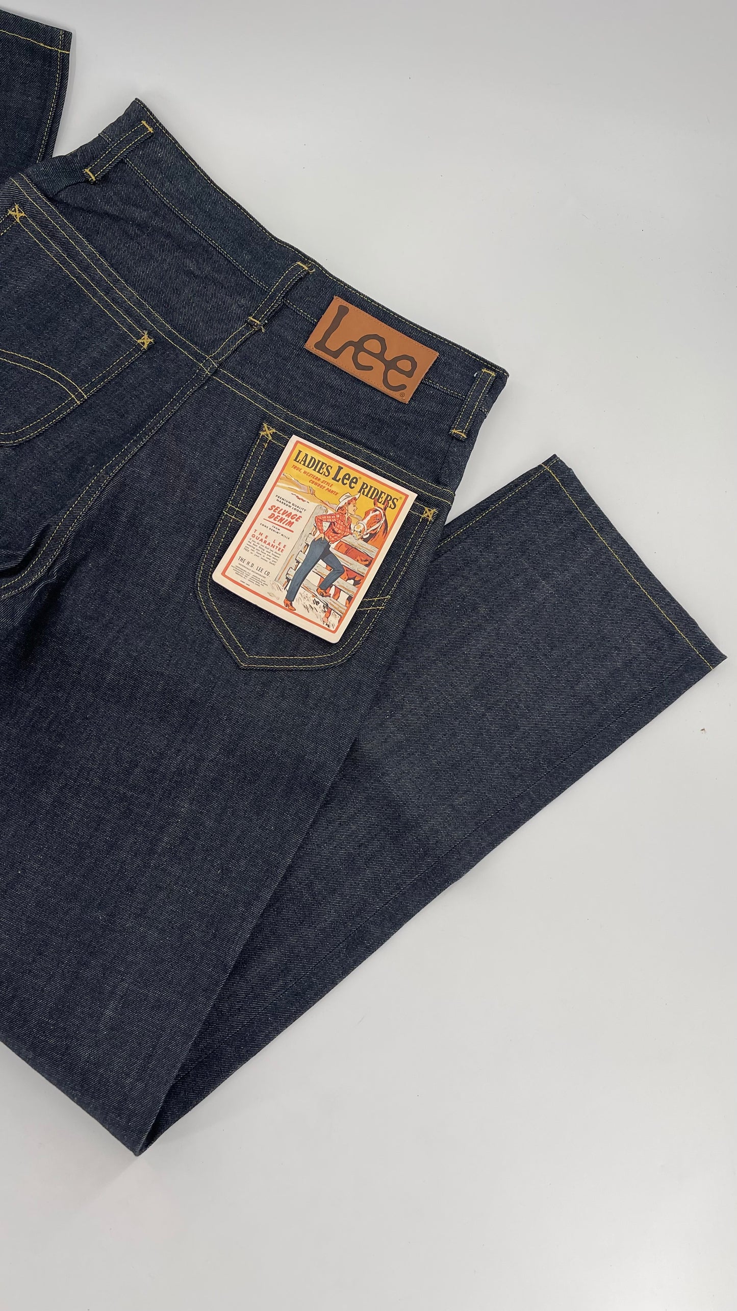 Deadstock Vintage Free People Lady Lee Riders Dark Wash Jeans (Size 28)