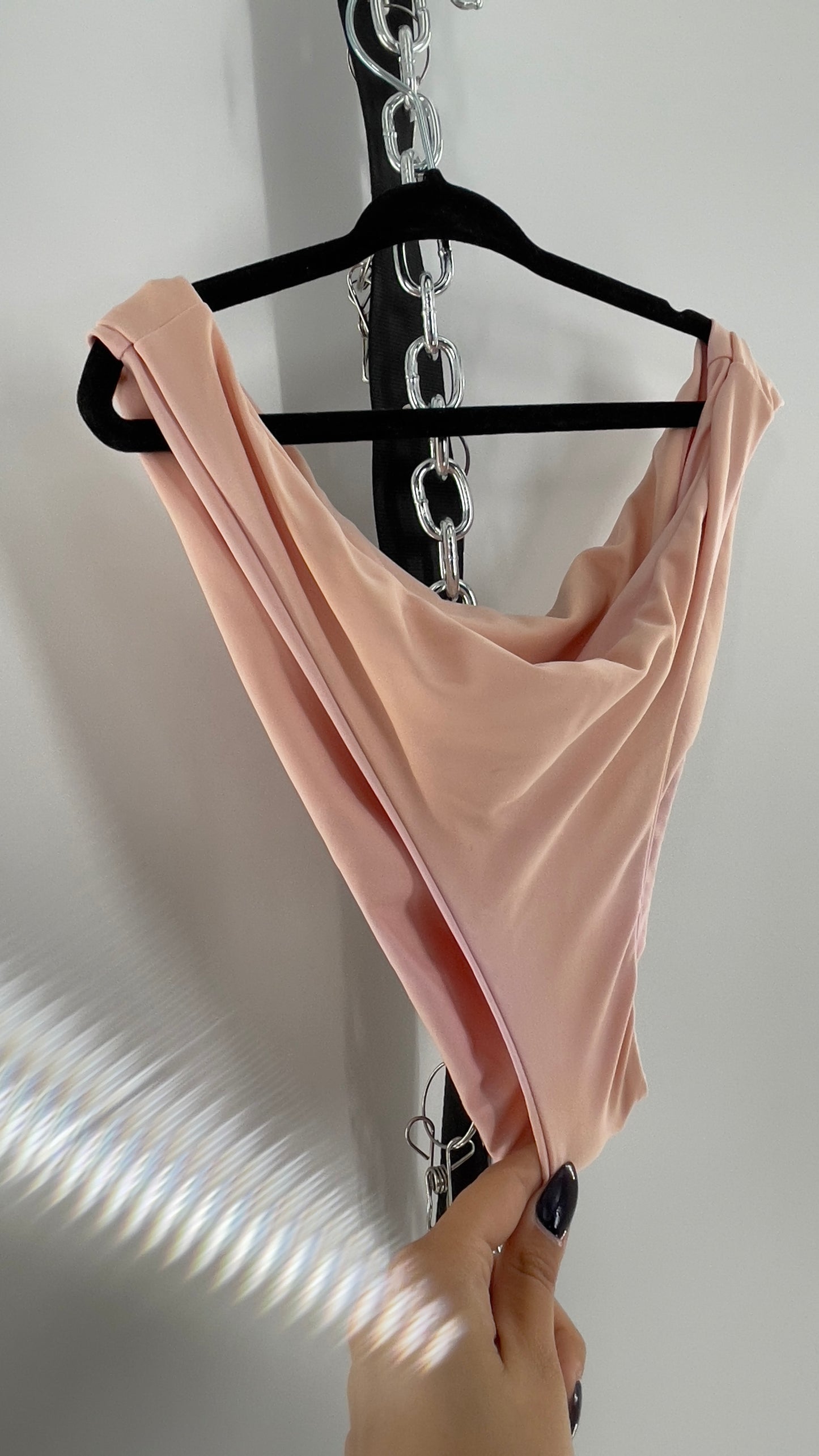Seamless Baby Pink Swim Bottoms (Medium)