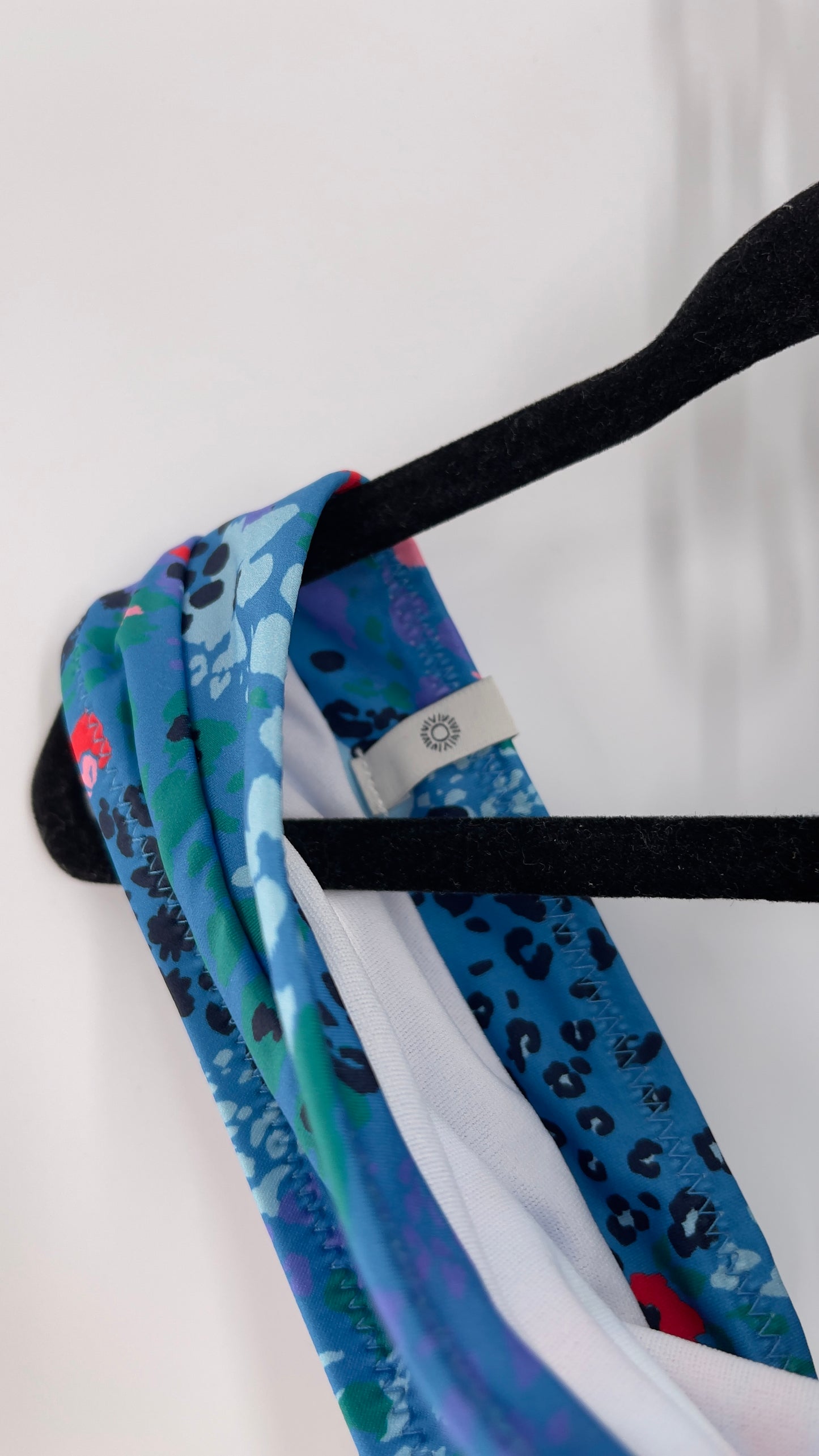 RHYTHM. Blue Mombasa Xanadu 82% Recycled Bikini Bottom (S)