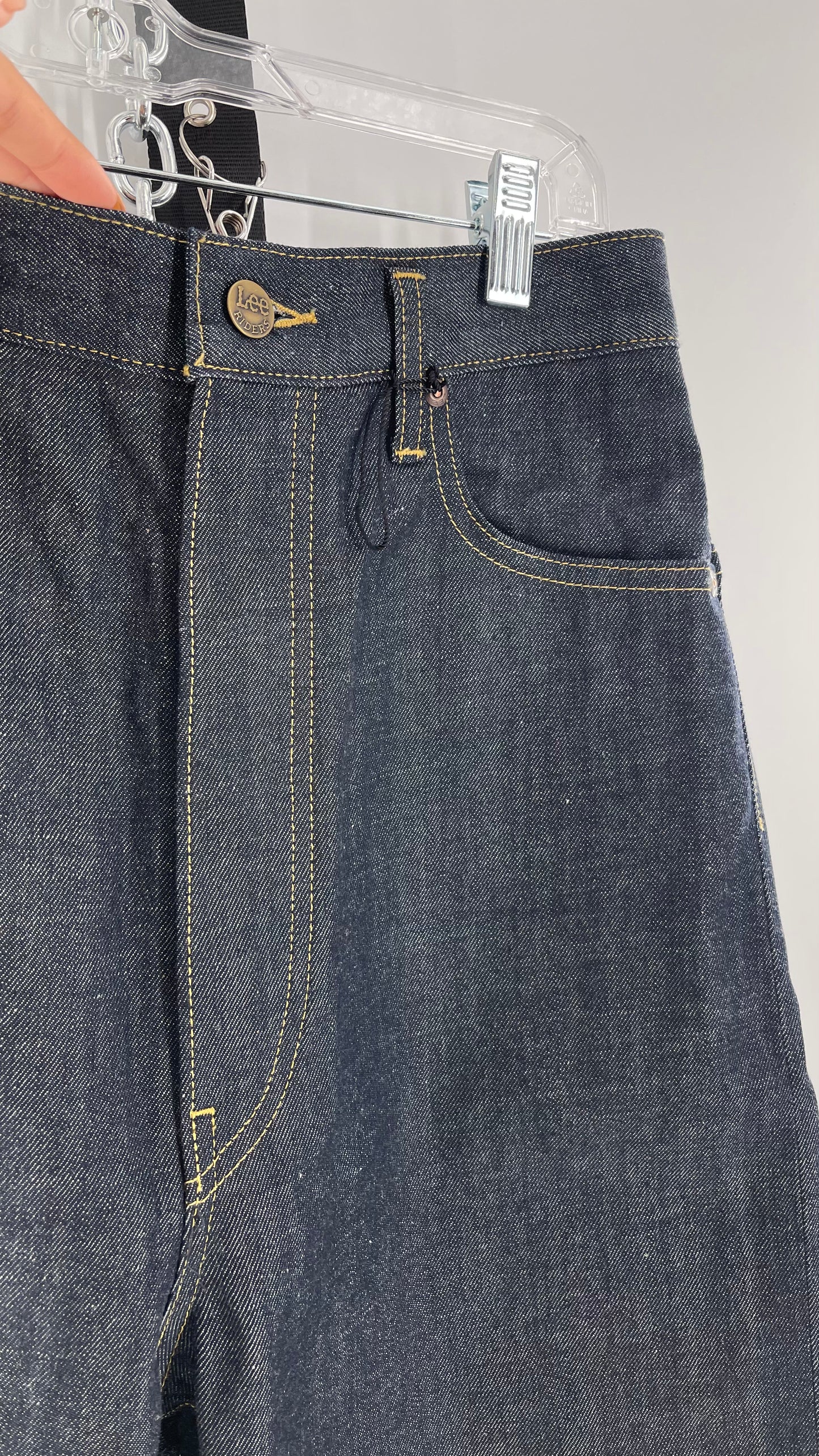 Deadstock Vintage Free People Lady Lee Riders Dark Wash Jeans (Size 28)