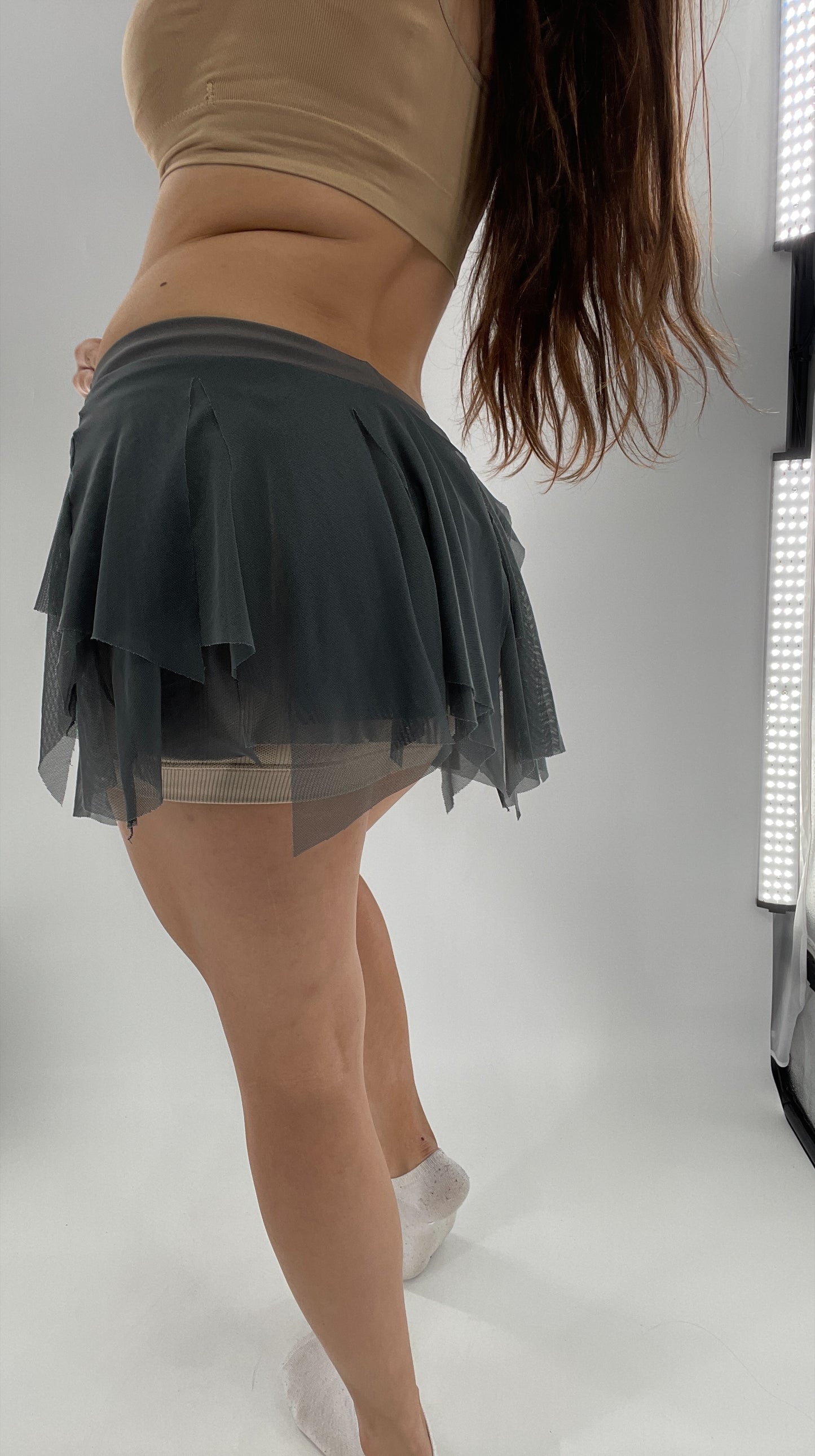 Vintage DelArbour Mesh Micro Mini Skirt (0-2)