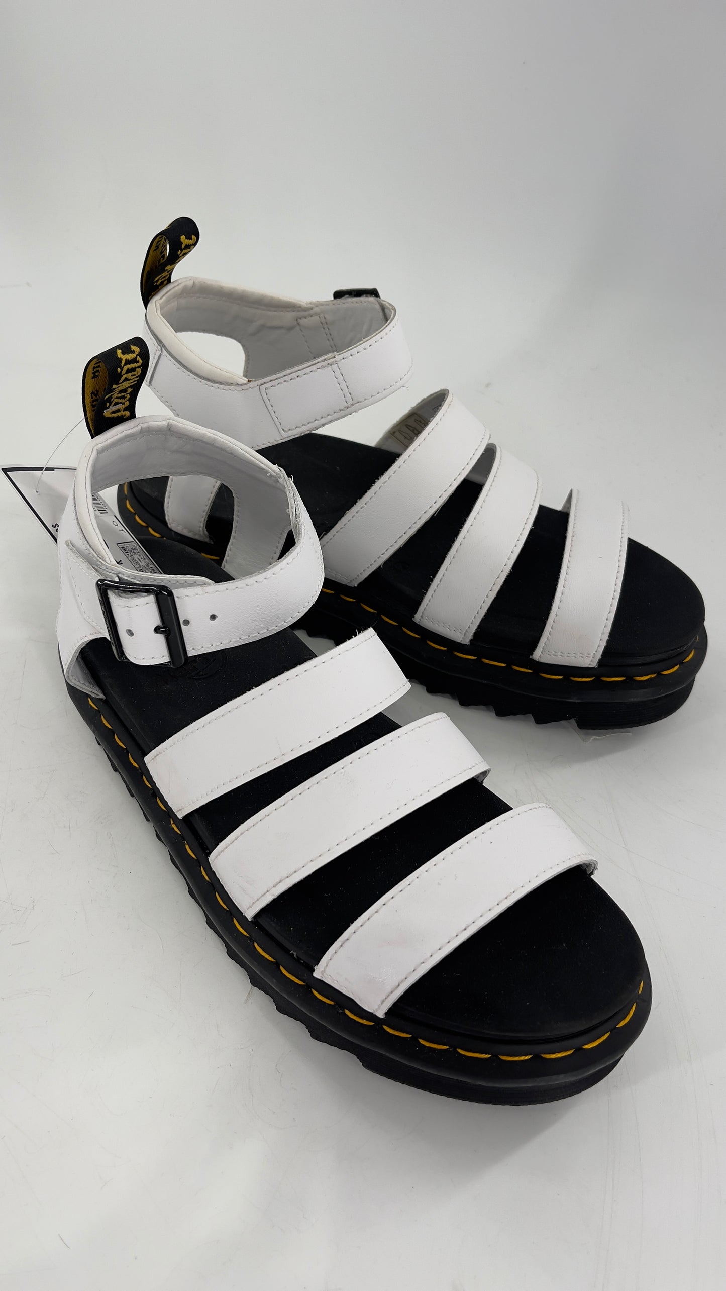 Dr. Martens White Platform Gladiators (10)