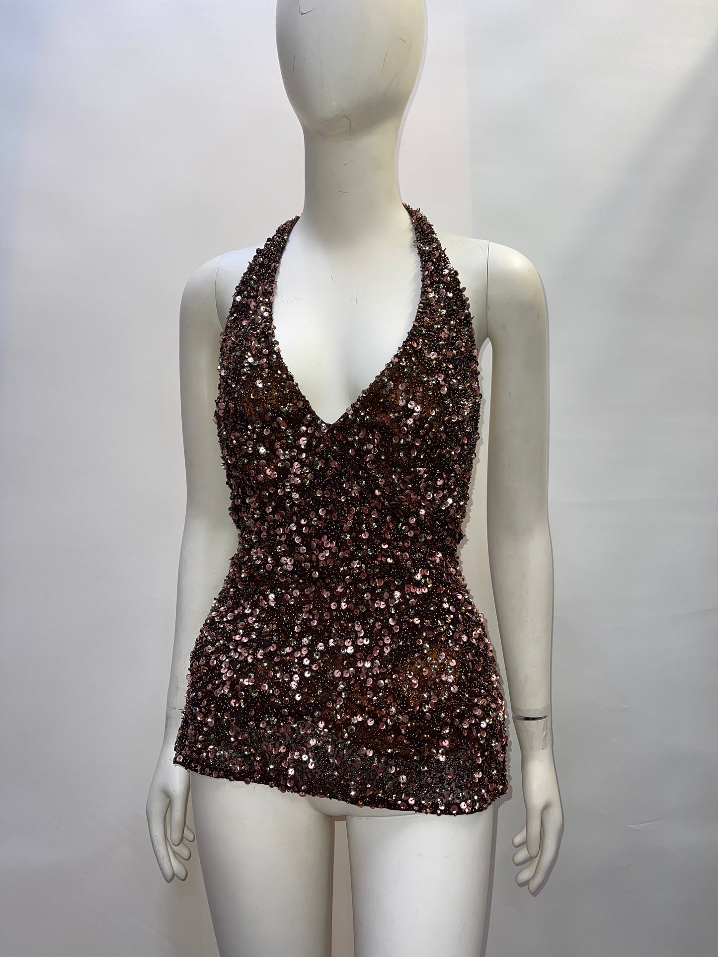 Vintage SCALA Beaded Halter (12)