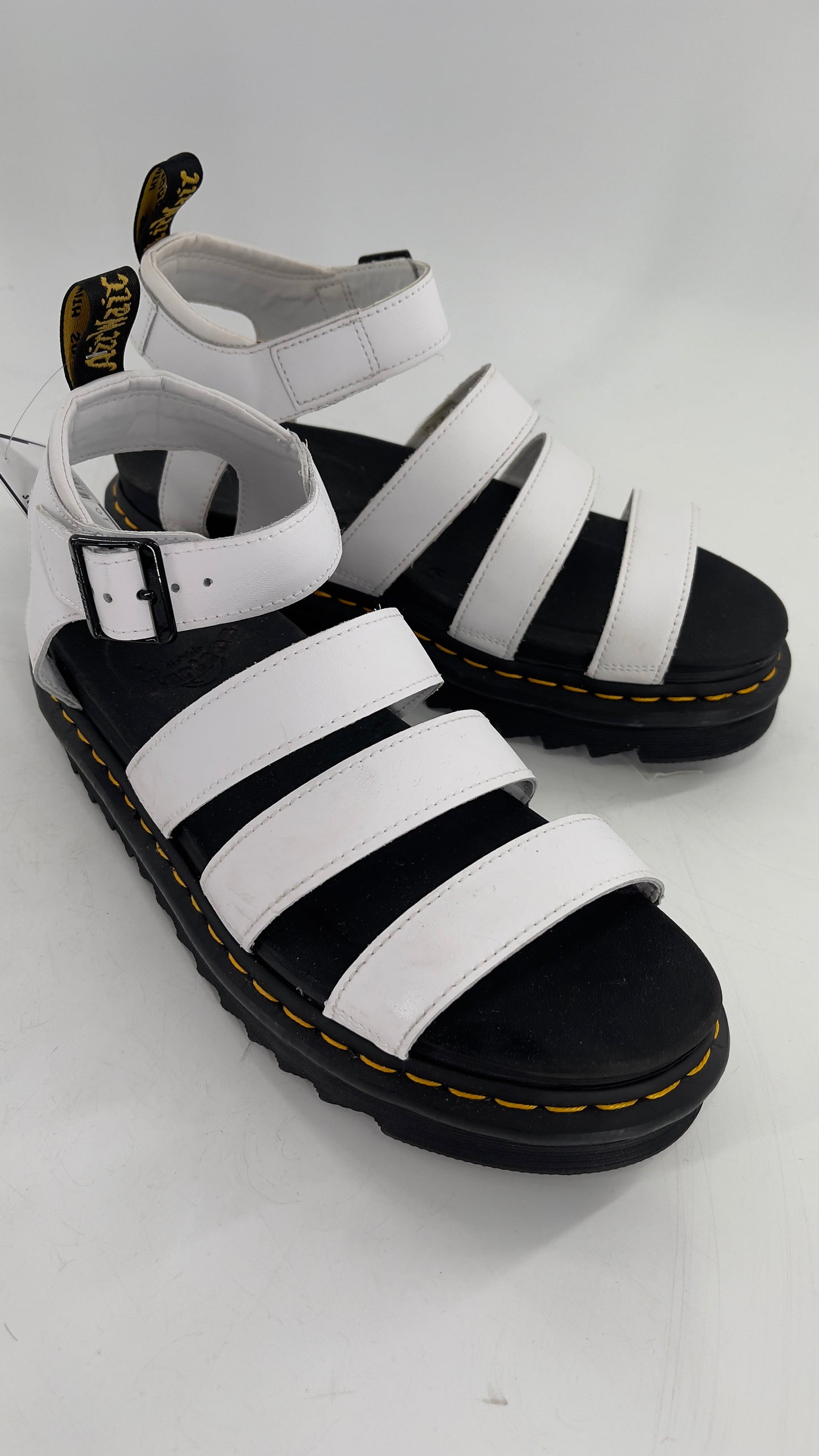 Dr. Martens White Platform Gladiators (10)