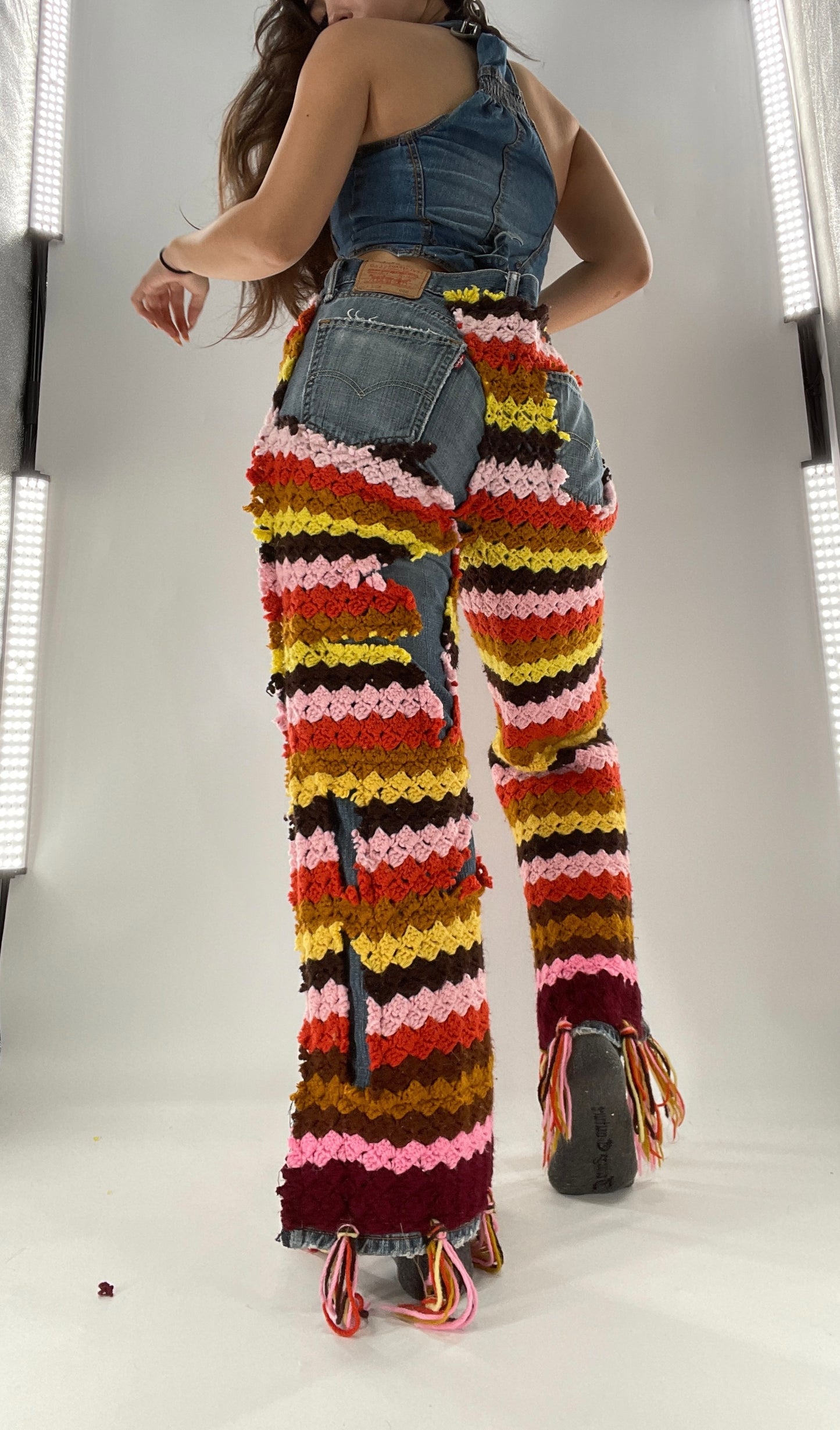 CUSTOM Handmade Raggedy Ann Crochet Levi’s