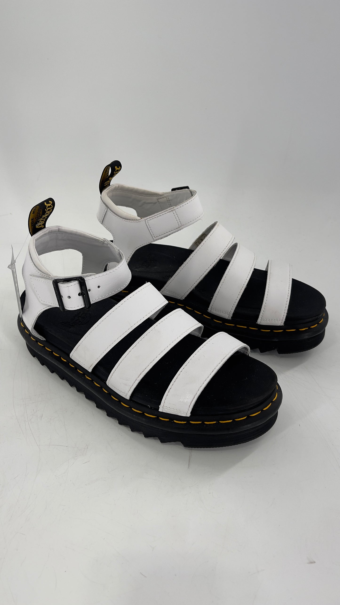 Dr. Martens White Platform Gladiators (10)