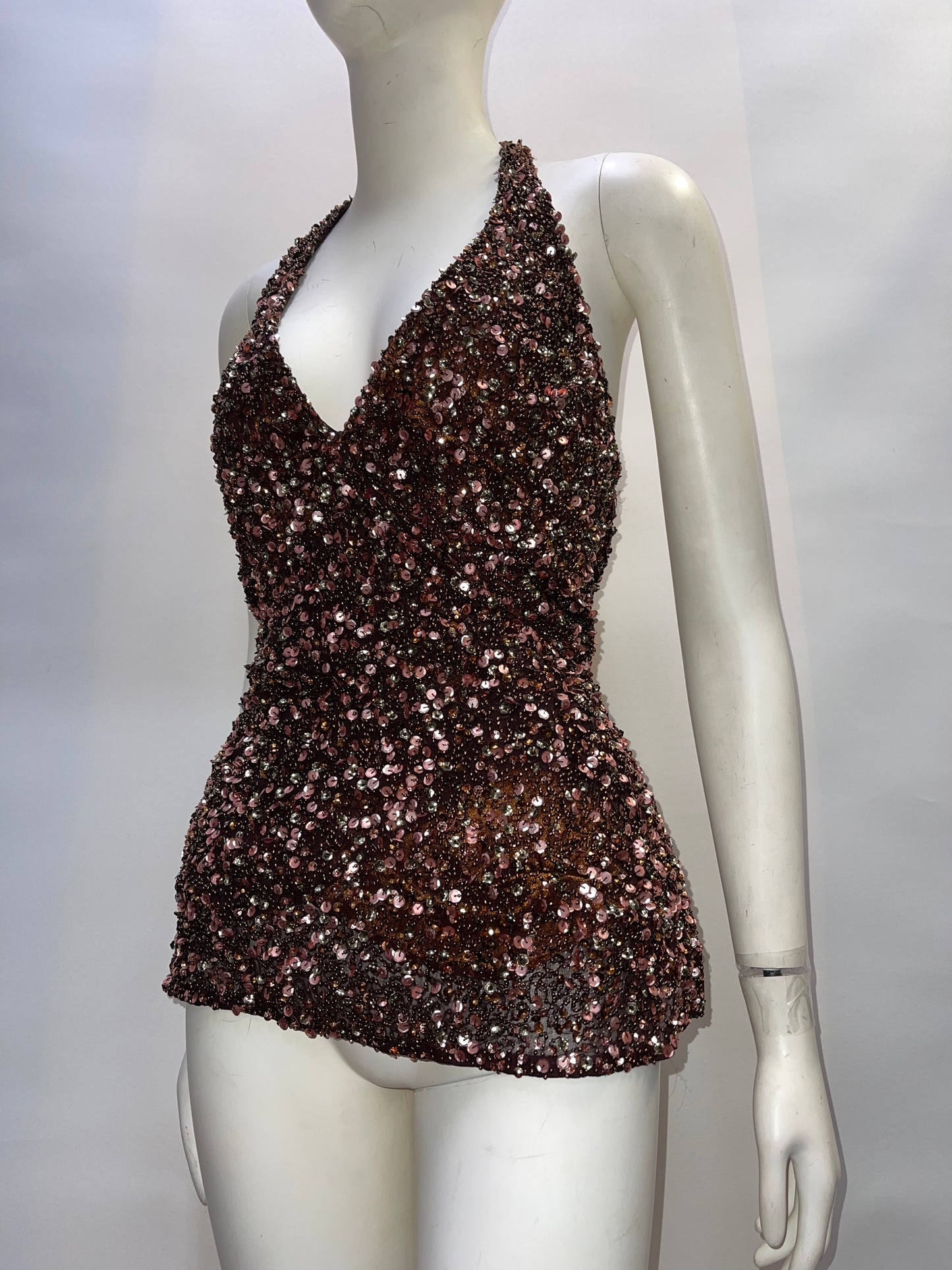 Vintage SCALA Beaded Halter (12)