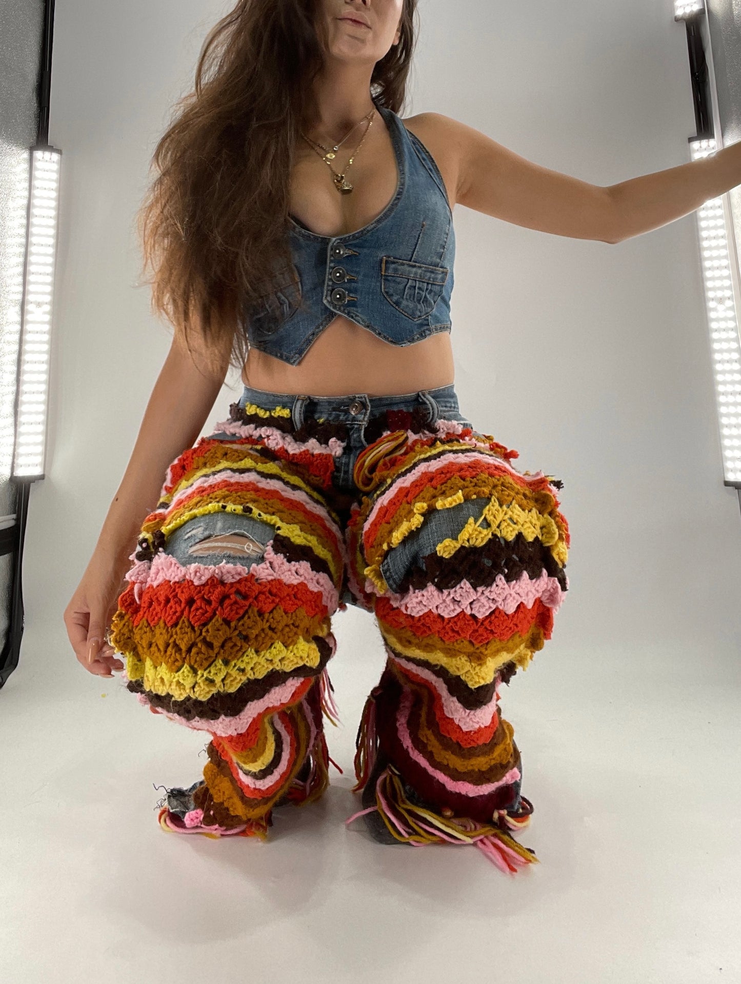 CUSTOM Handmade Raggedy Ann Crochet Levi’s