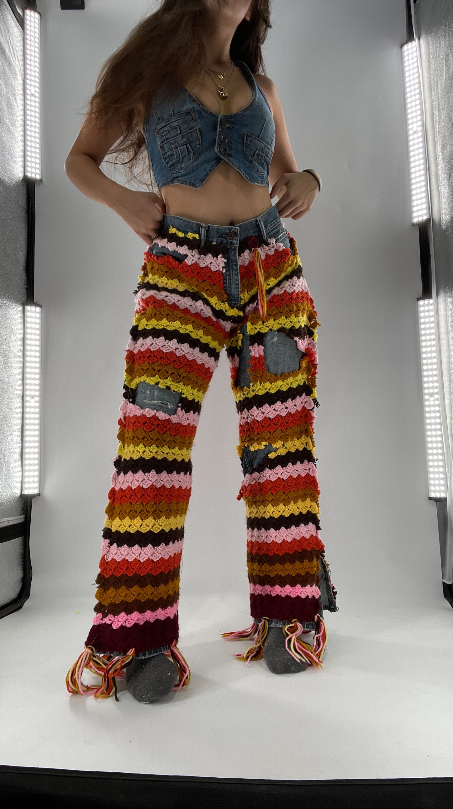 CUSTOM Handmade Raggedy Ann Crochet Levi’s
