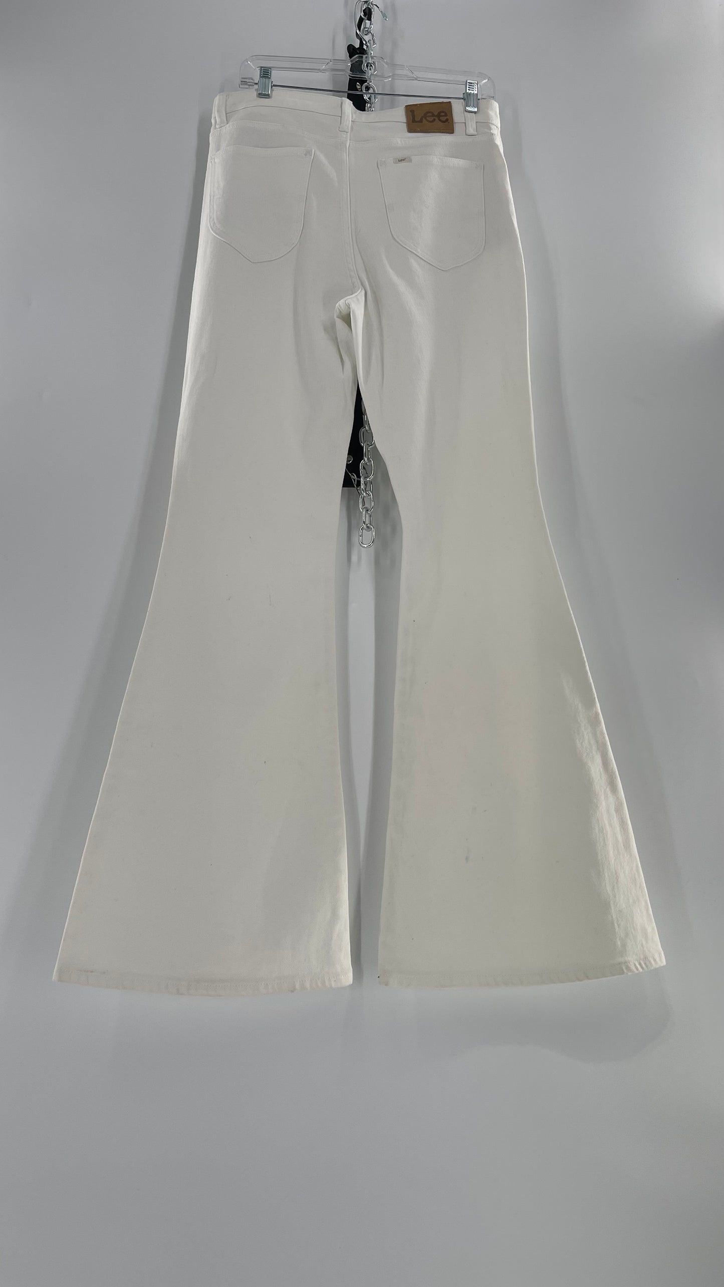 Free People X Lee White Denim Vintage Modern Flares (31)