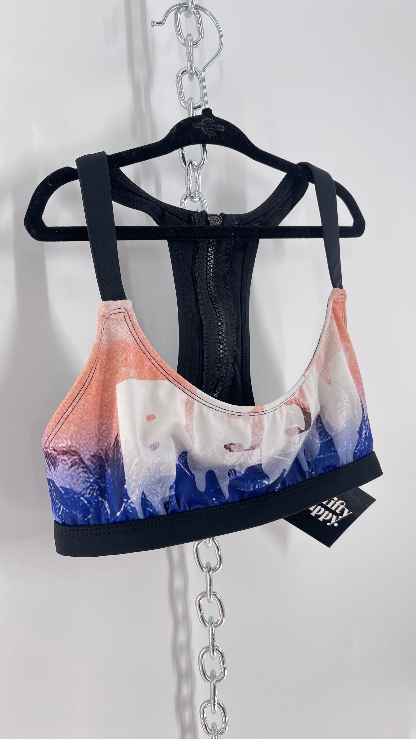 BEENTRILL Zip Back Sports Bra (Small)