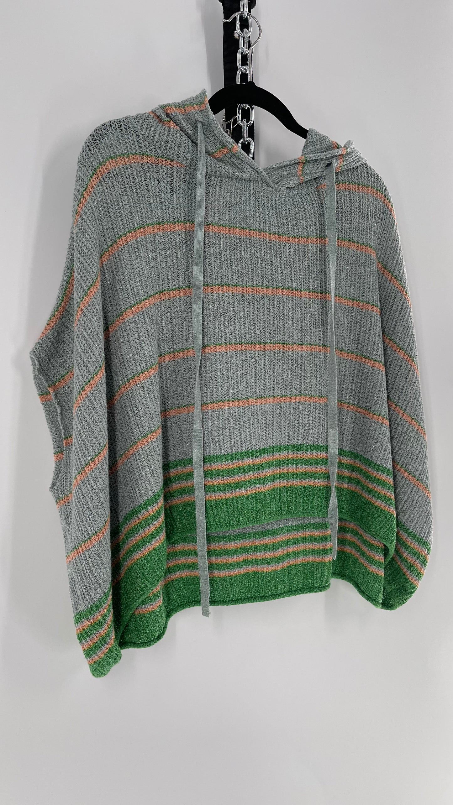 Free People Hooded Knit Short Sleeve (XS)