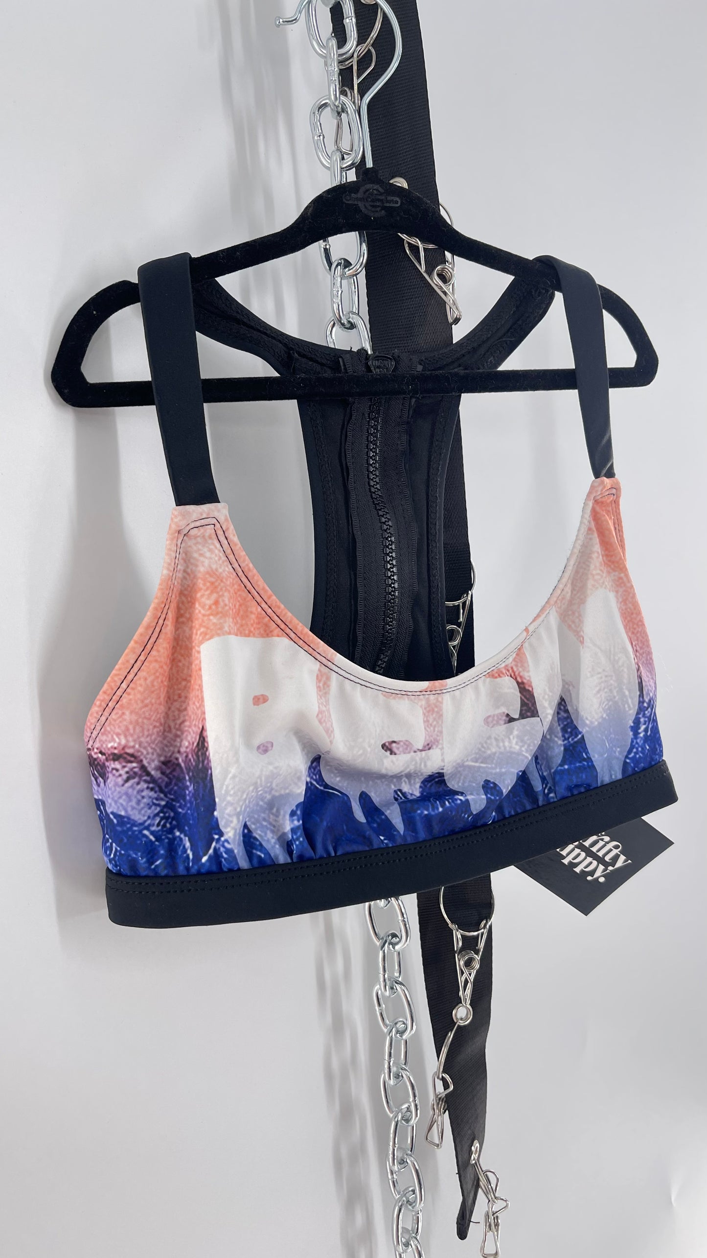BEENTRILL Zip Back Sports Bra (Small)
