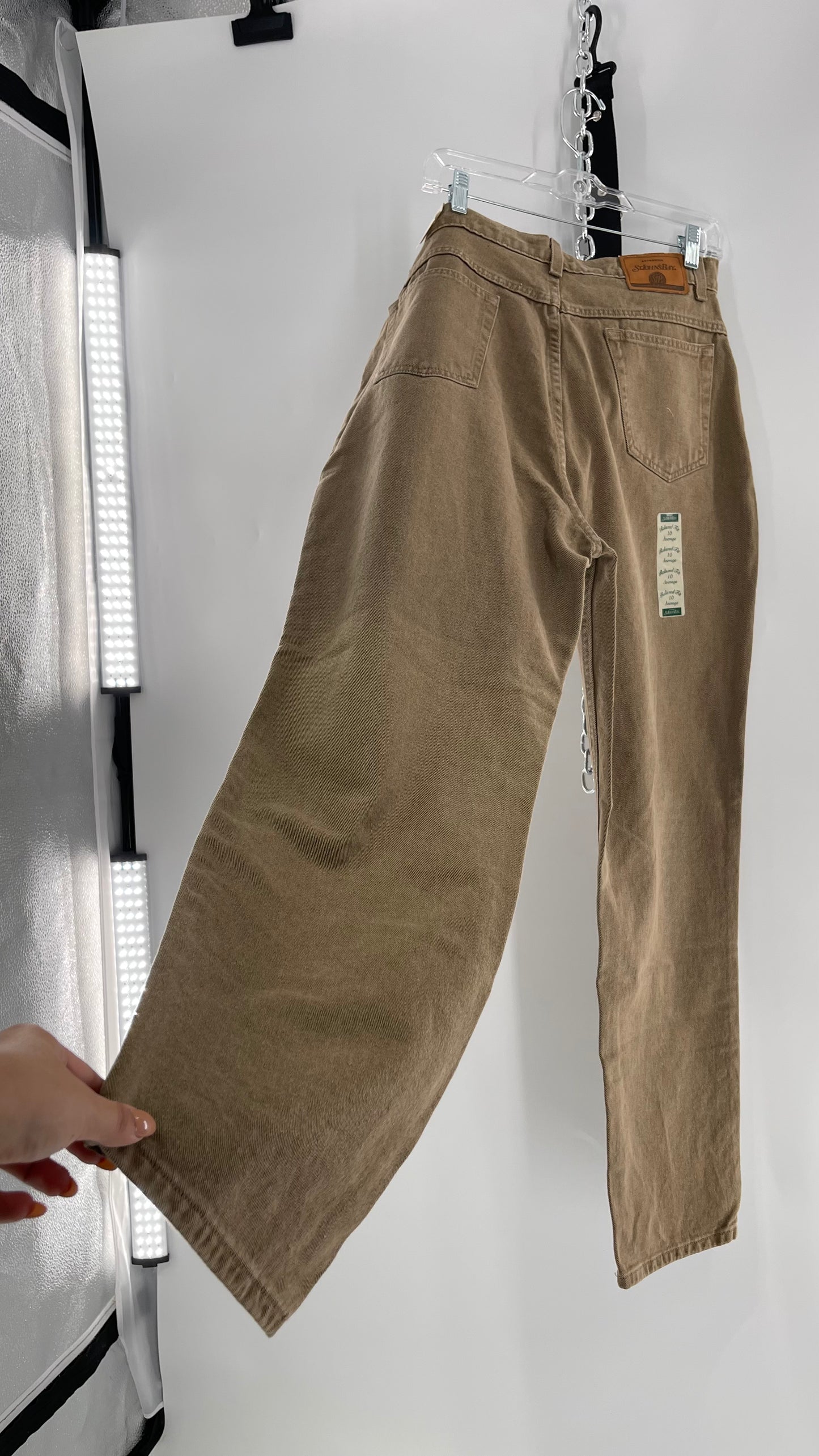 Saint Johns Bay Deadstock Vintage Jeans Brown (Size 16)