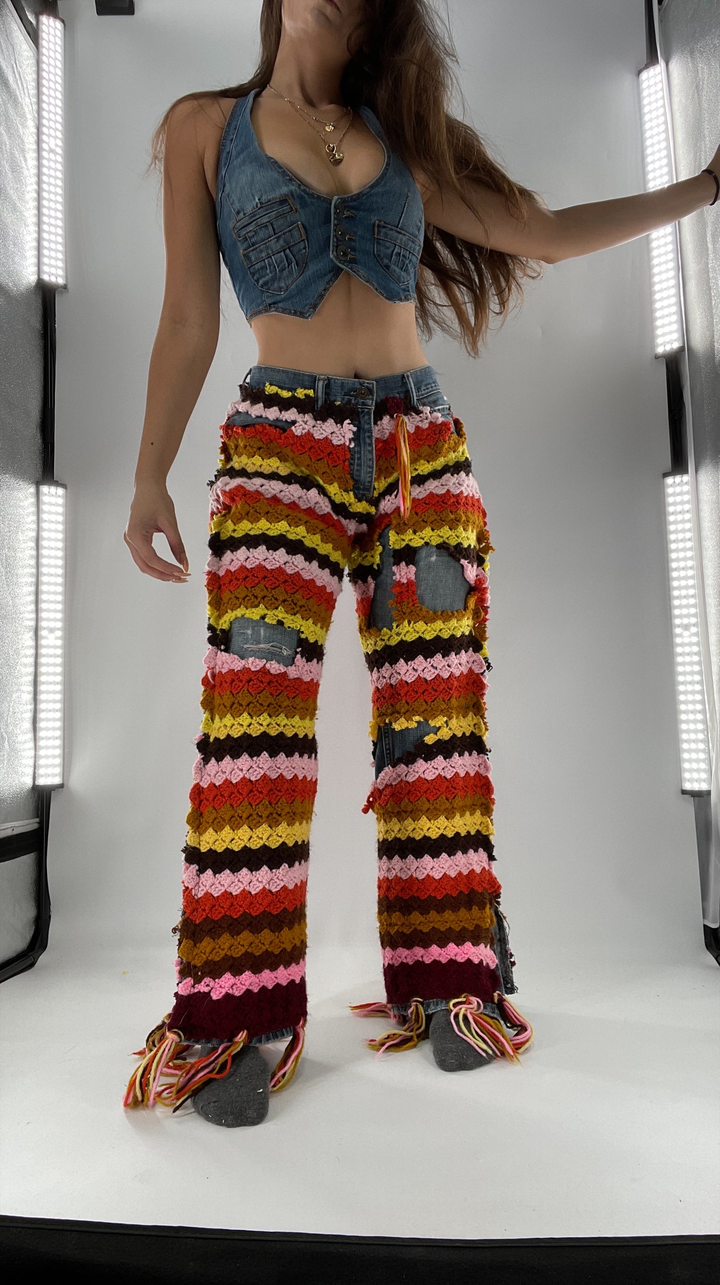CUSTOM Handmade Raggedy Ann Crochet Levi’s