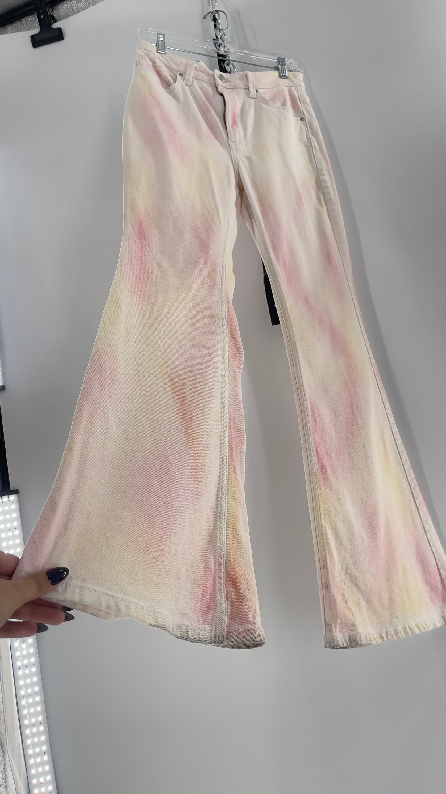 Lee X Free People Vintage Moderns Tie Dye Flare (28)