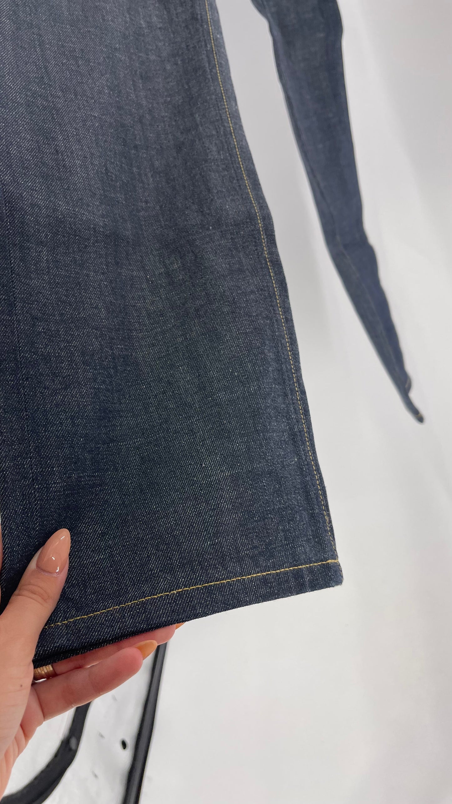 Deadstock Vintage Free People Lady Lee Riders Dark Wash Jeans (Size 28)
