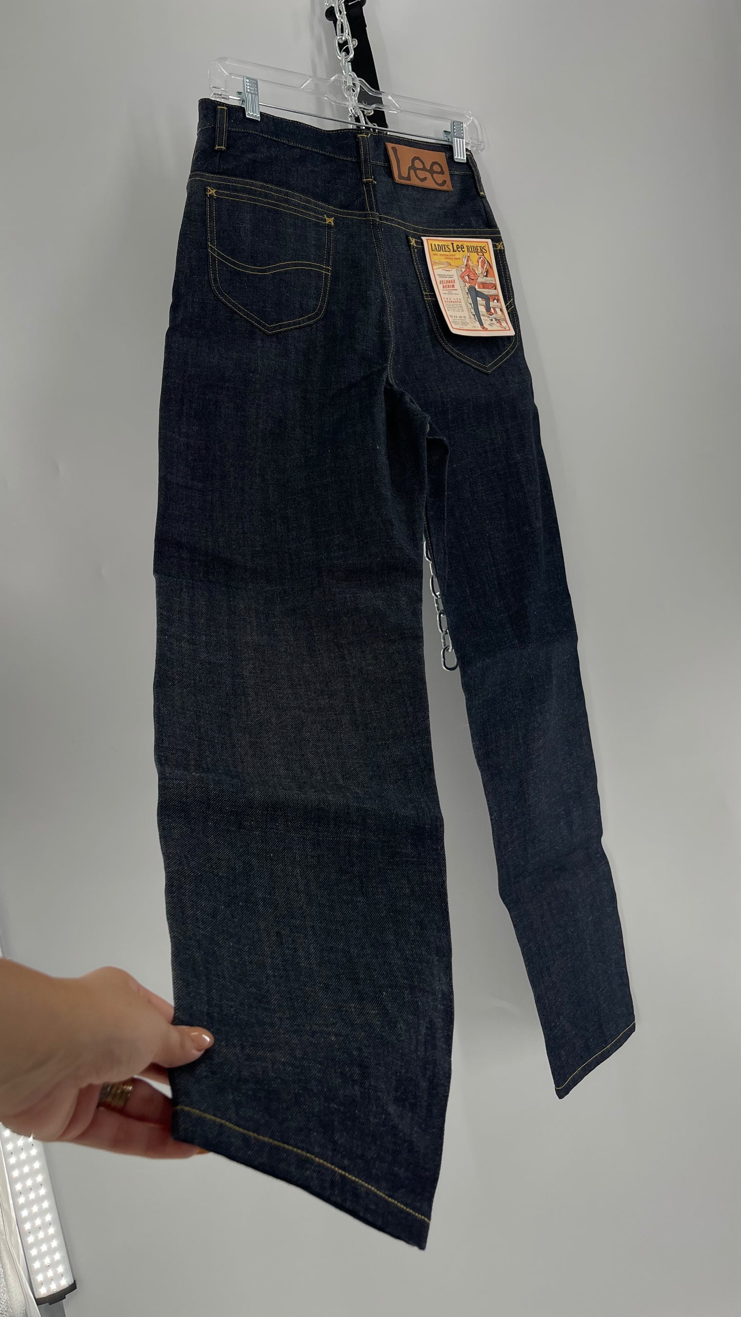 Deadstock Vintage Free People Lady Lee Riders Dark Wash Jeans (Size 28)