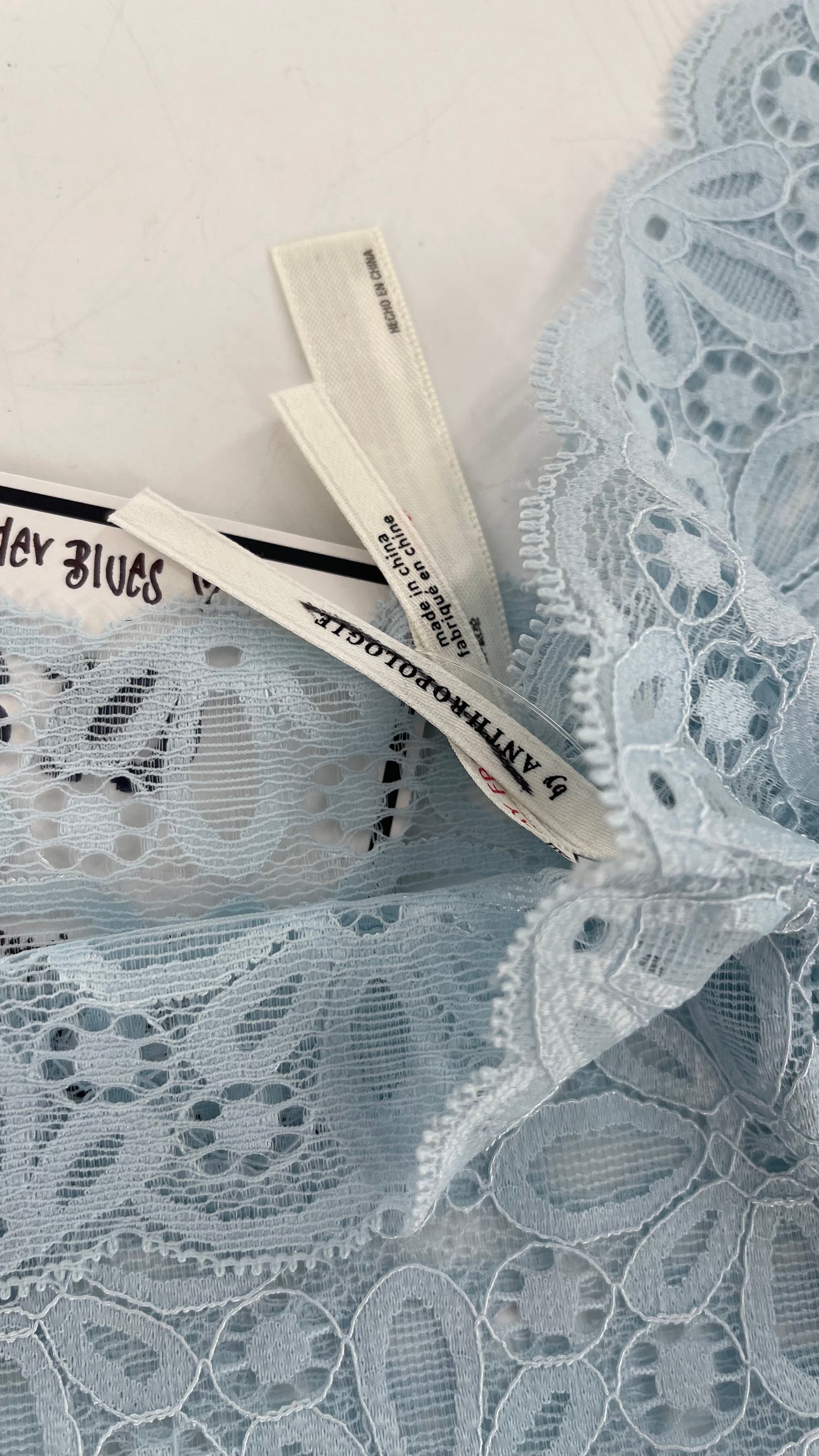 Powder Blue Lace Panty
